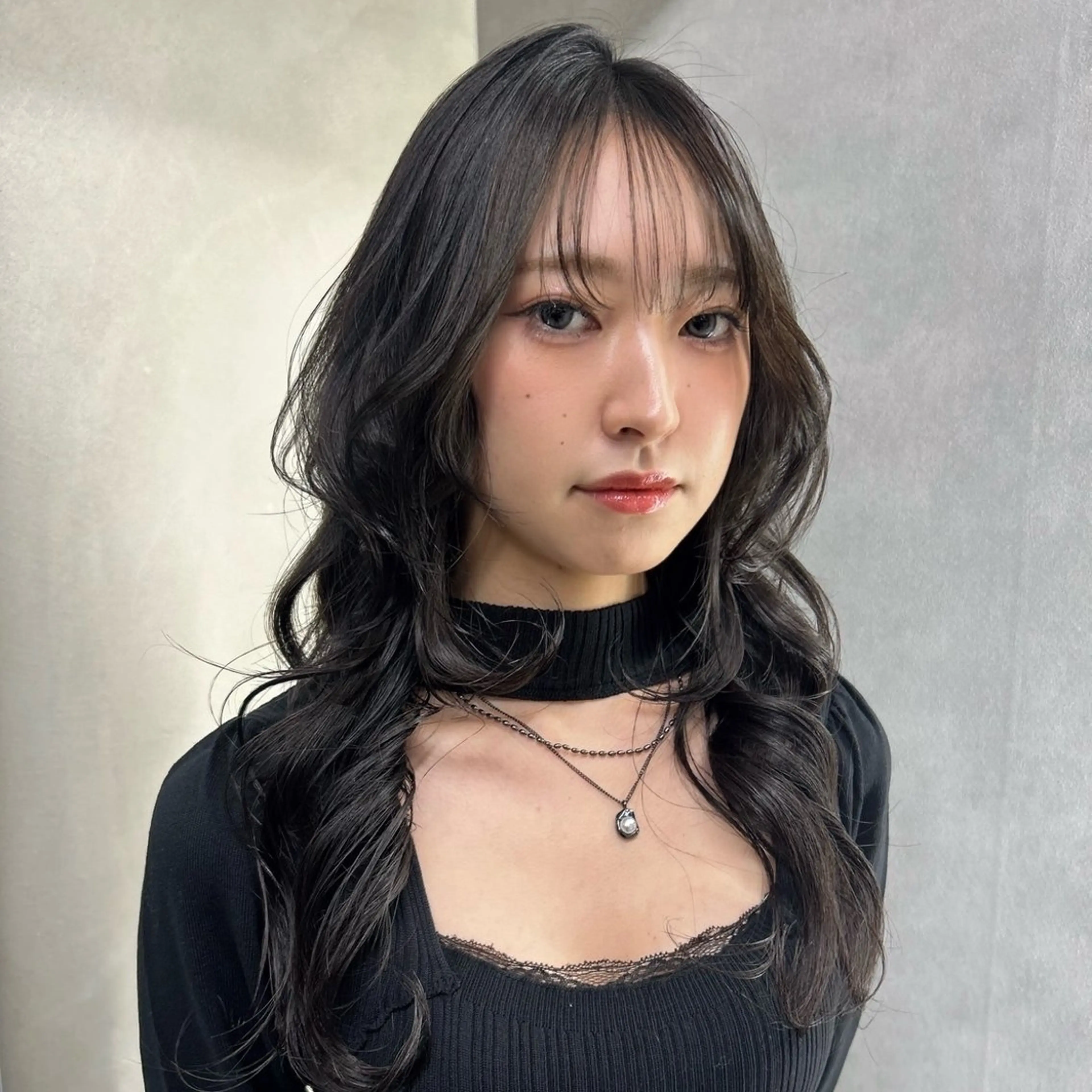 セミロング カット ヘアカラー トリートメント 阿倍野/髪質改善 /縮毛矯正/坪田幸広のヘアスタイル