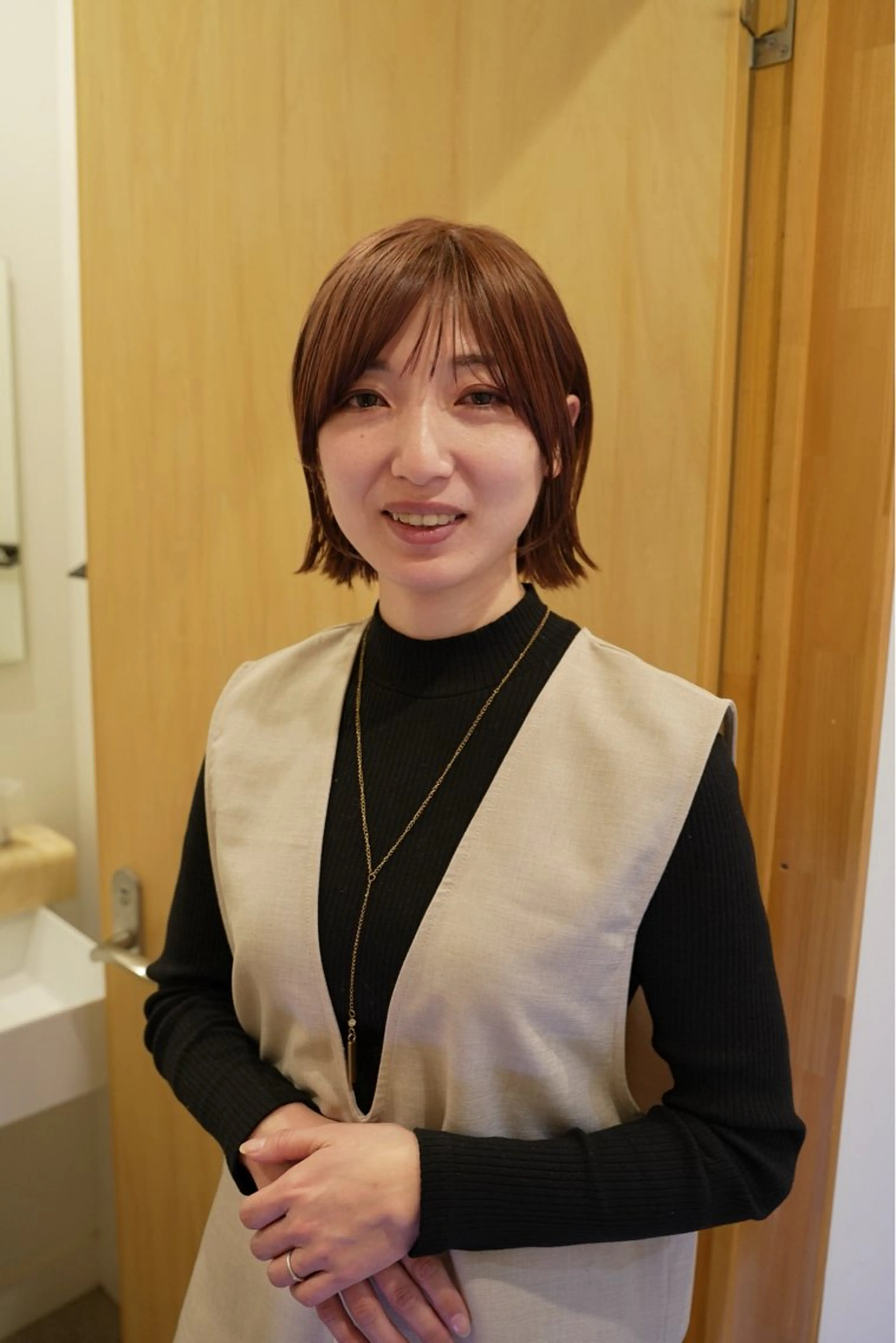 ショート カット ヘアカラー 福井 悠のヘアスタイル