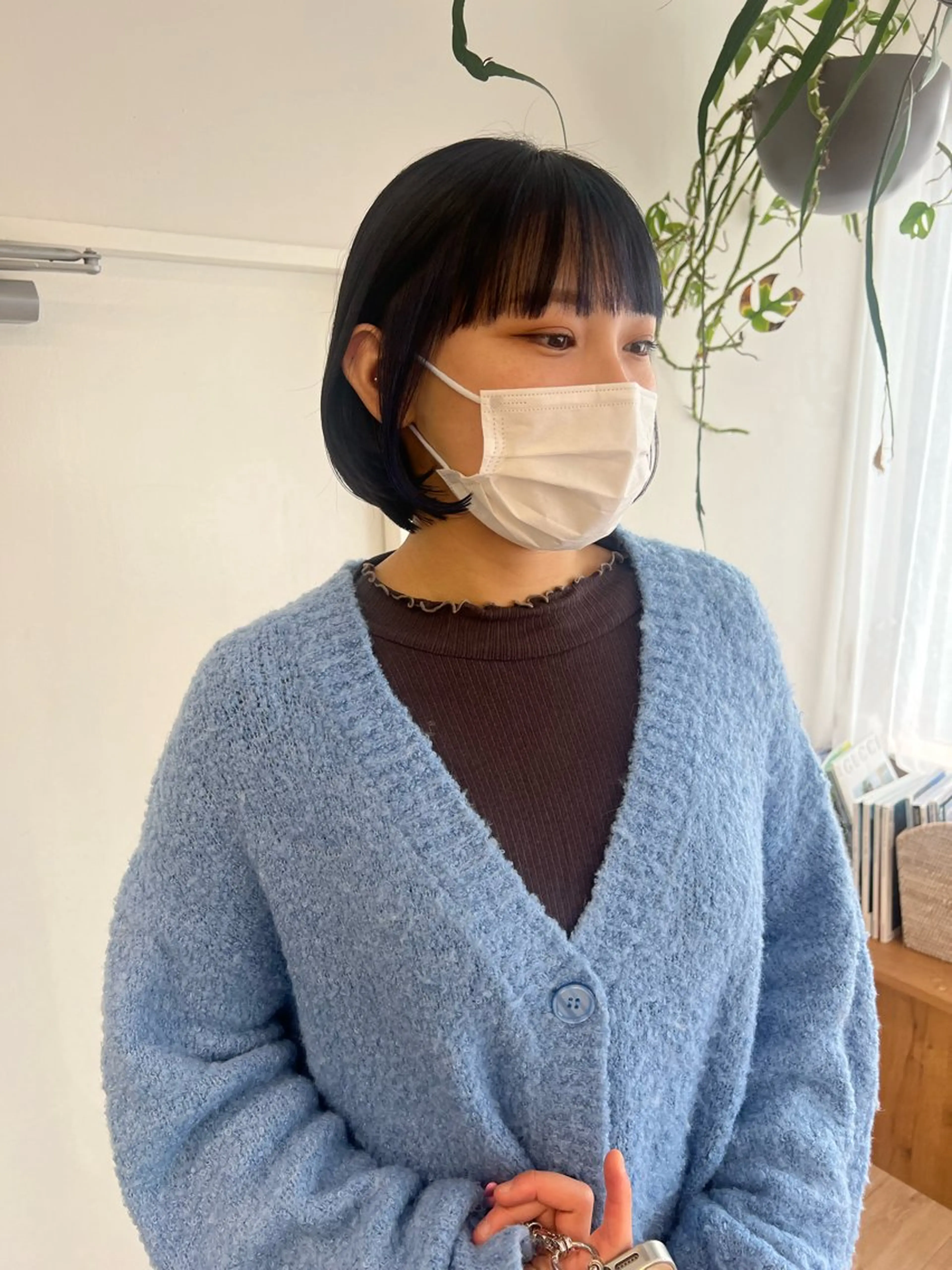 ショート カラー カット ヘアカラー トリートメント 艶ベージュ/オリーブ カラー🫒airiのヘアスタイル