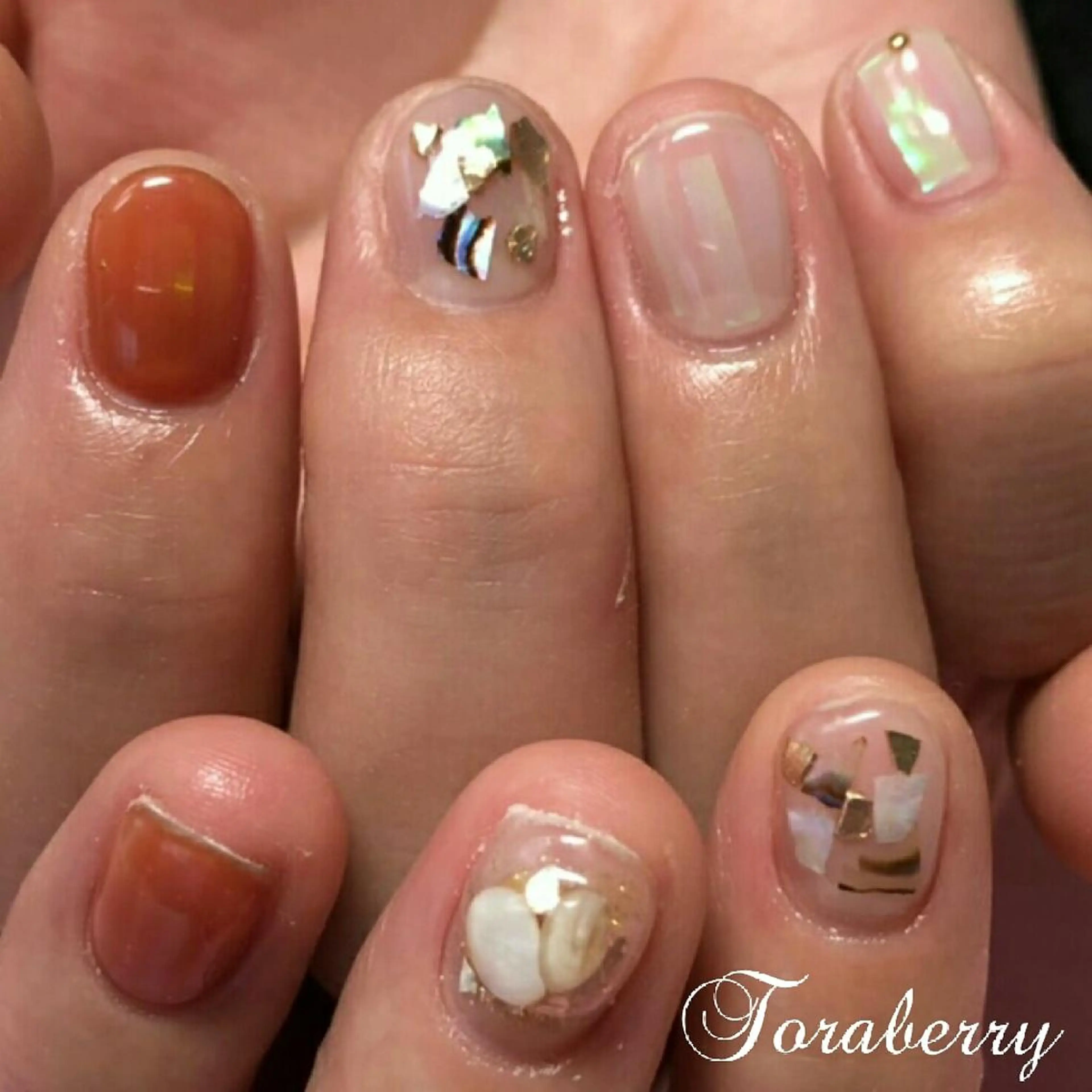 ネイル ショートネイル ハンドネイル ネイリスト なつみのネイルデザイン