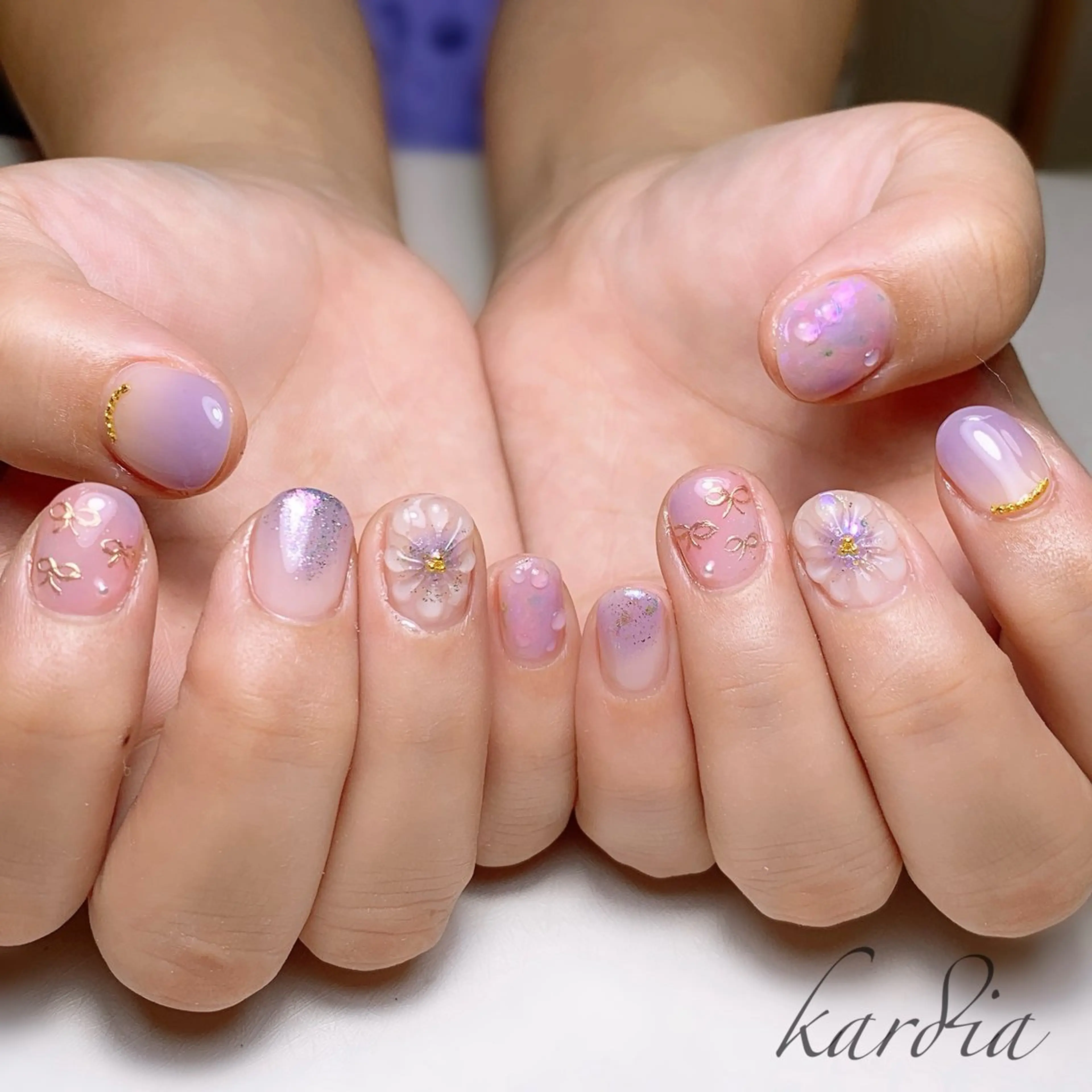 ネイル καρδιά -ｶﾙﾃﾞｨｱ-のネイルデザイン