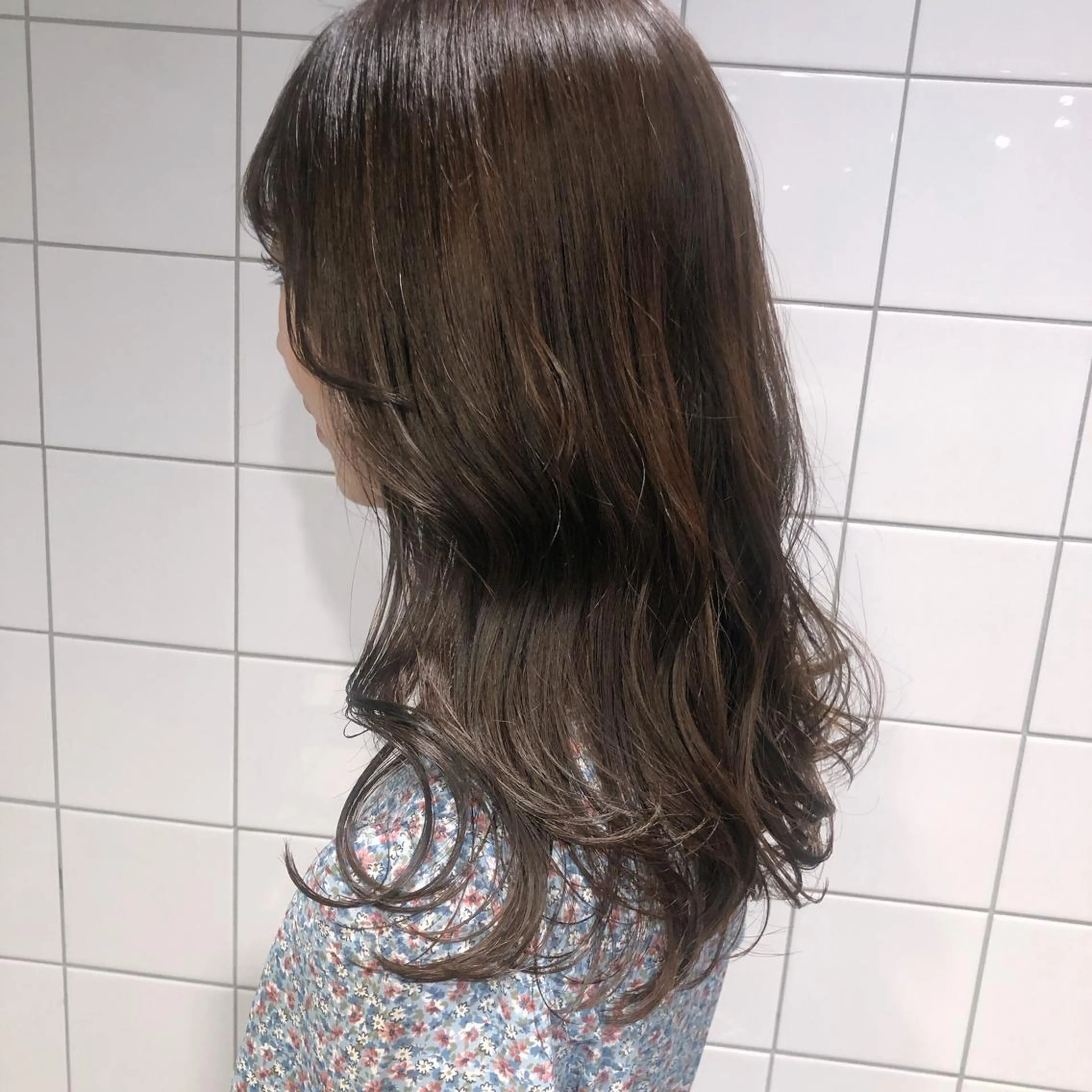 セミロング カラー ヘアカラー トリートメント ❤️sai❤️ official❤️のヘアスタイル