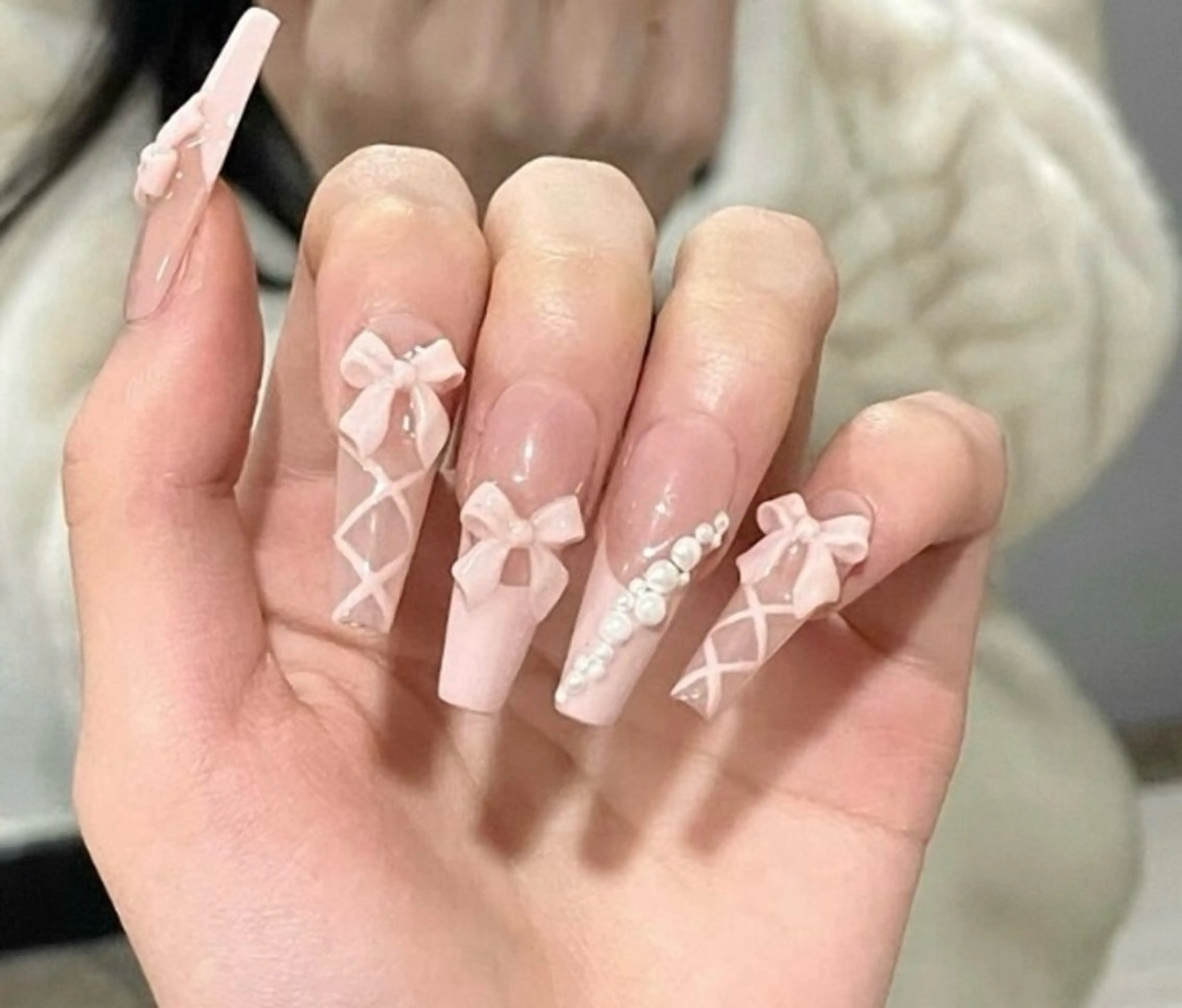 ネイル ハンドネイル Pretty J （長さ出し専門店）のネイルデザイン