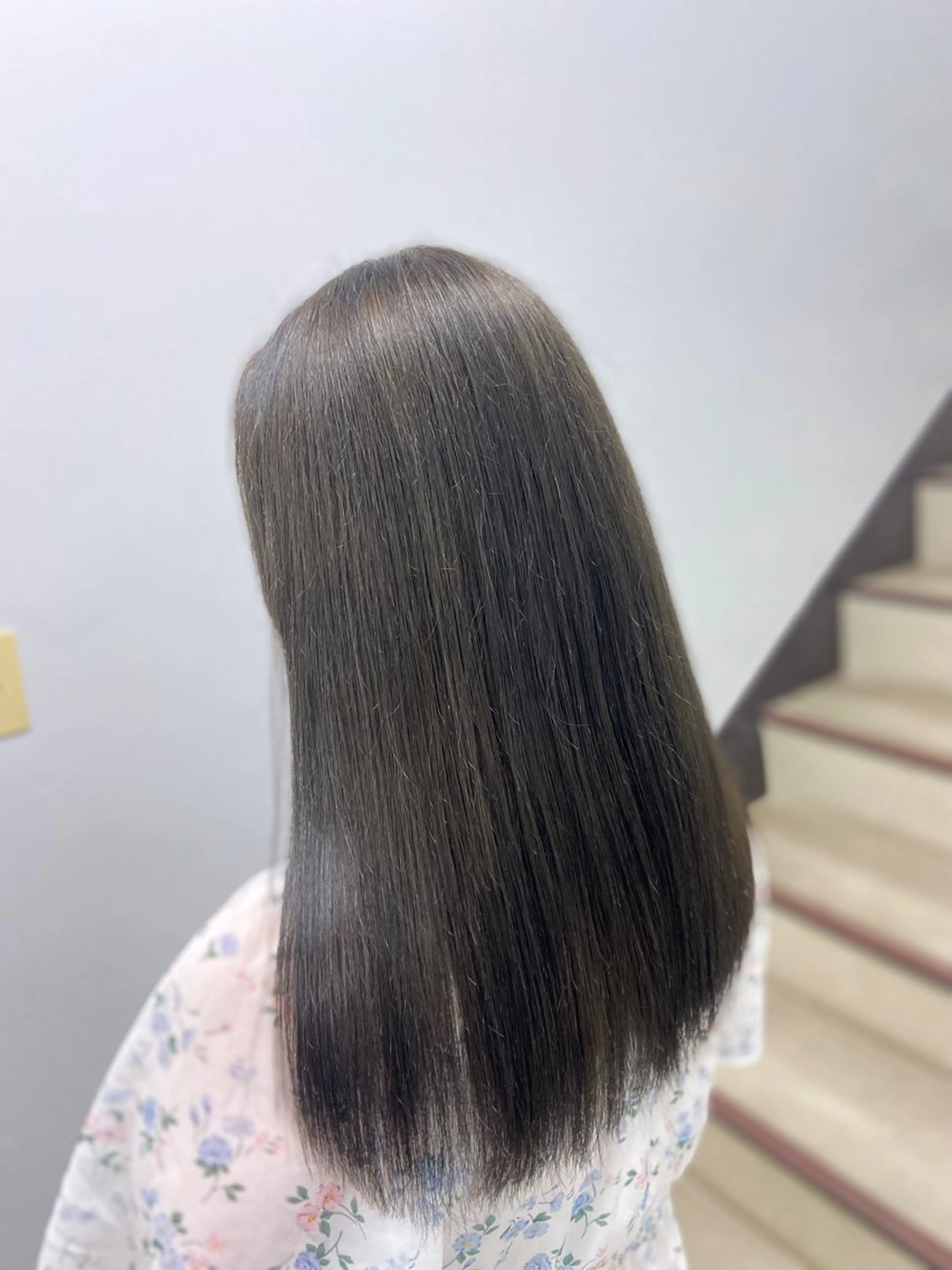 セミロング カラー ヘアアレンジ Over hair_ misakiのヘアスタイル