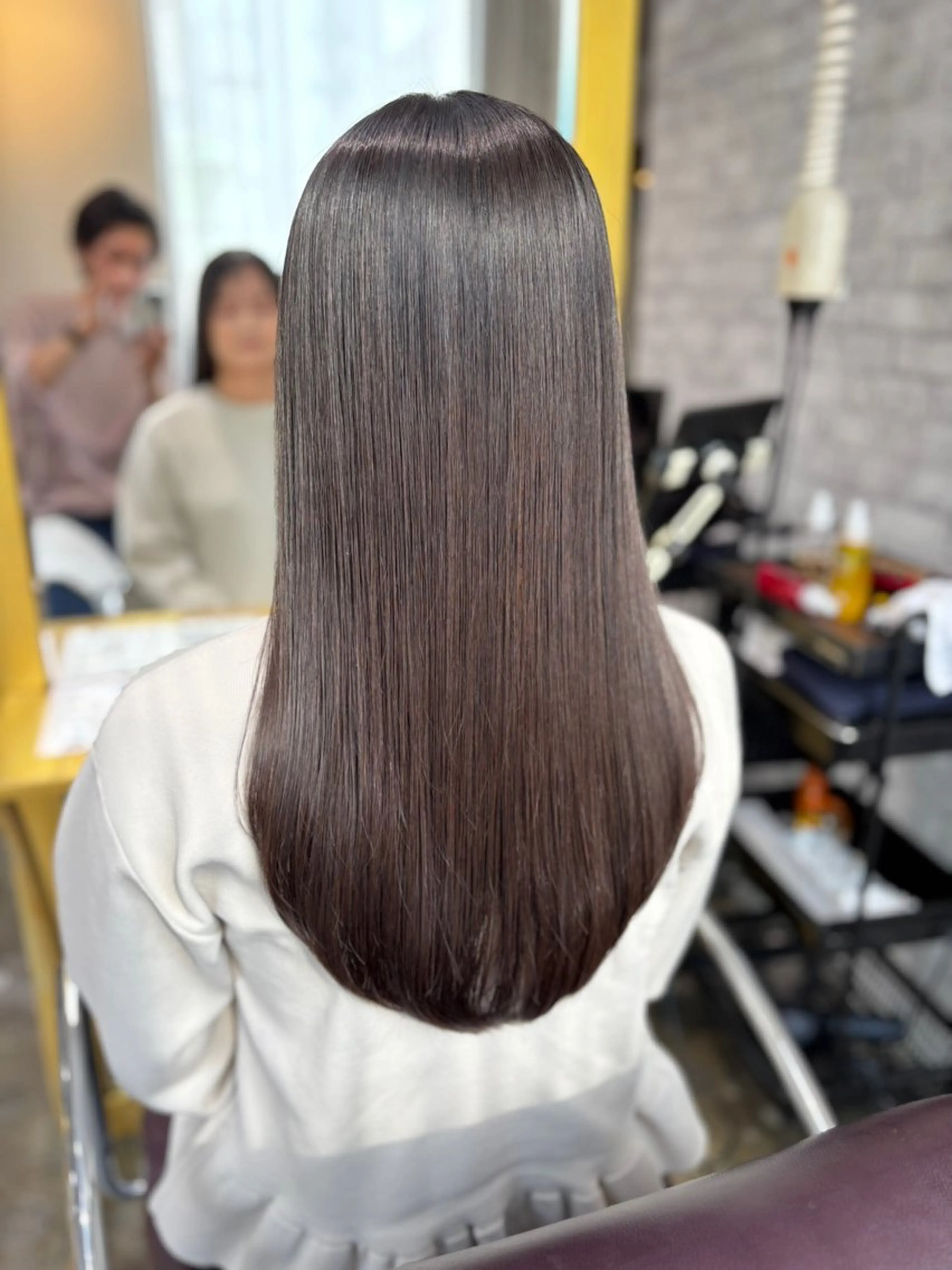 ロング カット 縮毛矯正 トリートメント 心斎橋/縮毛矯正/ 髪質改善　吉見勇亮のヘアスタイル