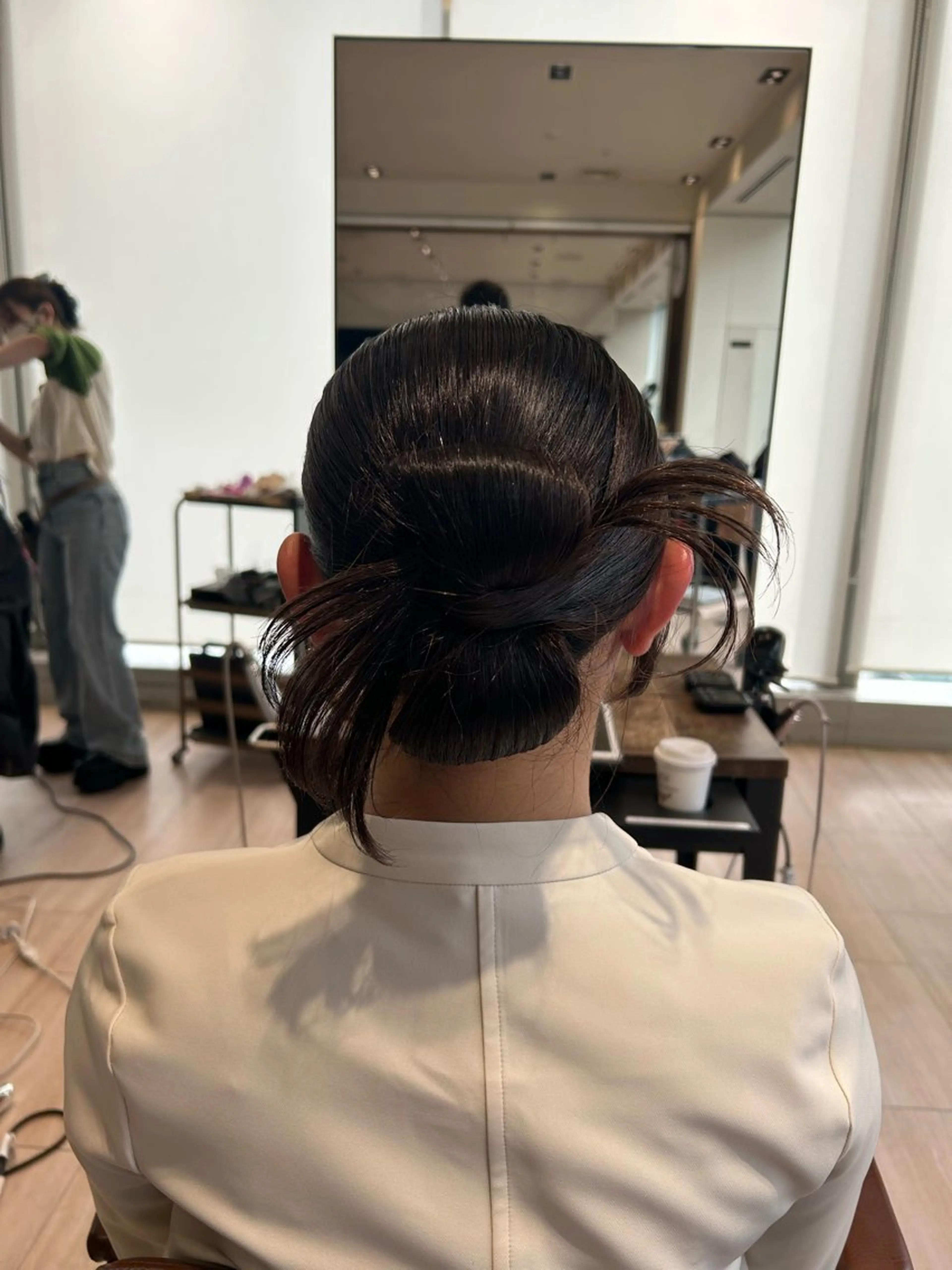 ミディアム ヘアセット 🎀大竹美侑／顔まわ りカット／レイヤーのヘアスタイル