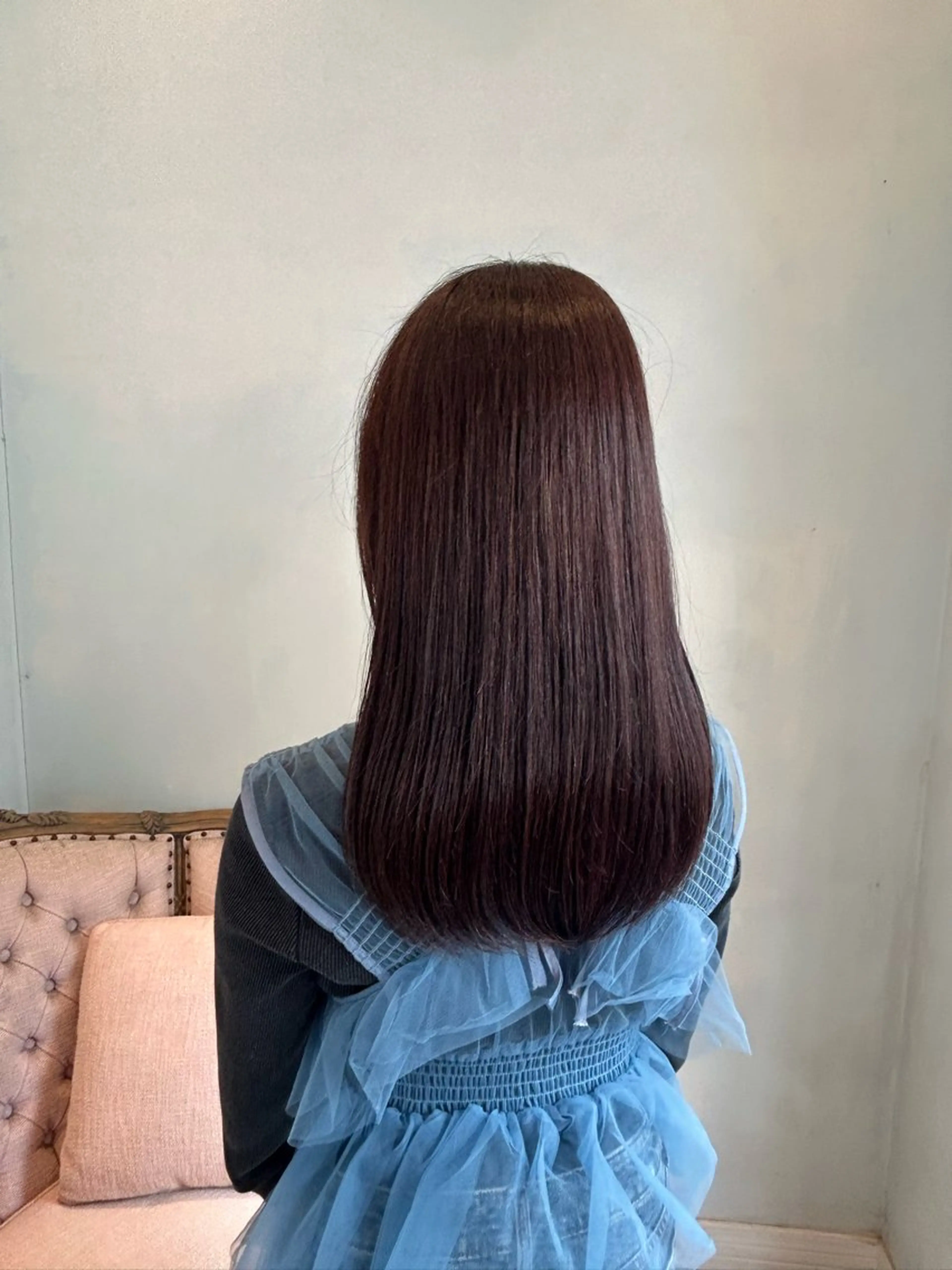 セミロング カラー ブラウンカラー 透明感カラー ココアブラウン Manaka ☺︎のヘアスタイル