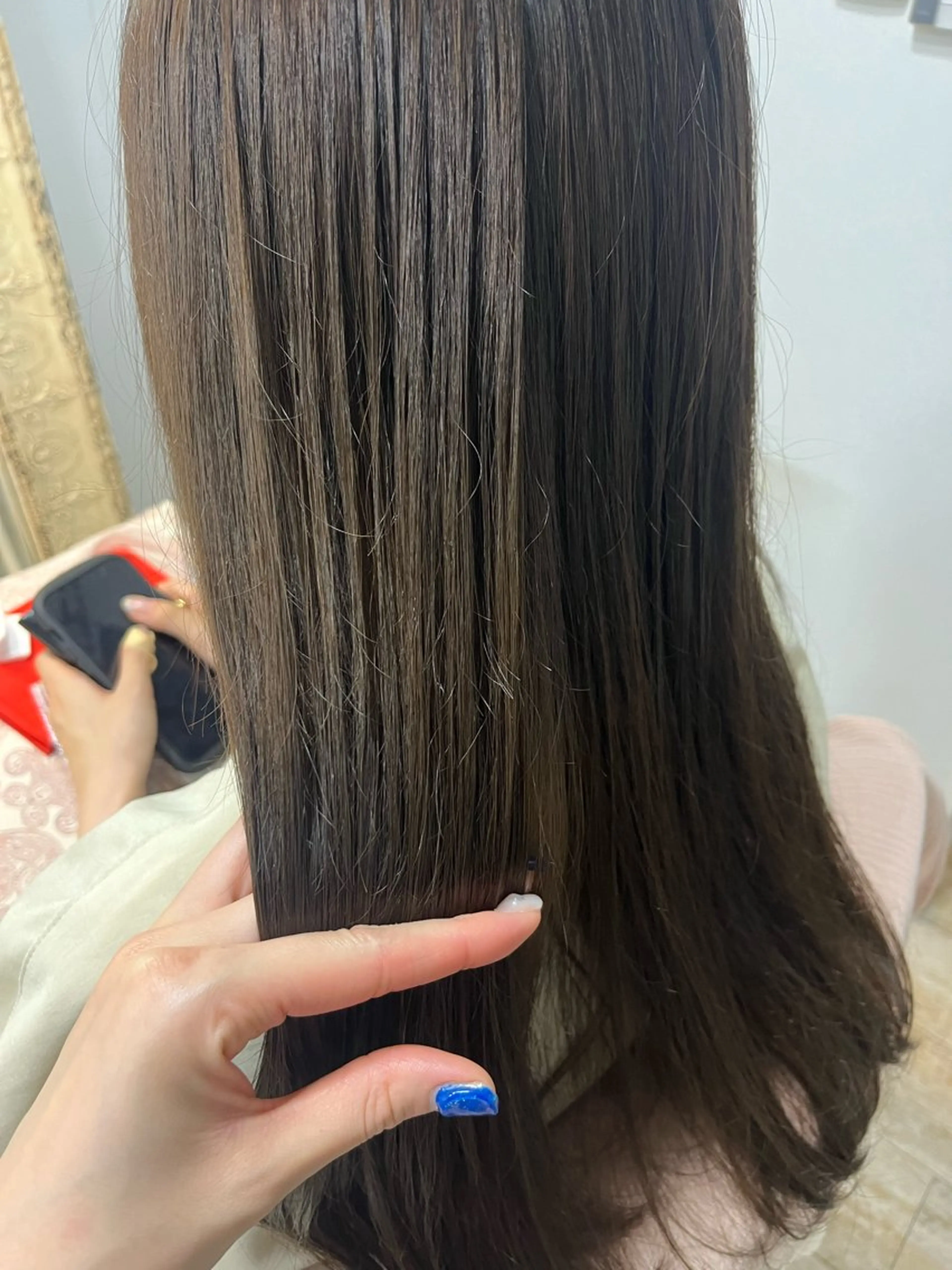ロング カラー イルミナカラー カット ヘアカラー トリートメント 暗髪ツヤ感カラー🌼 いしいゆうこのヘアスタイル