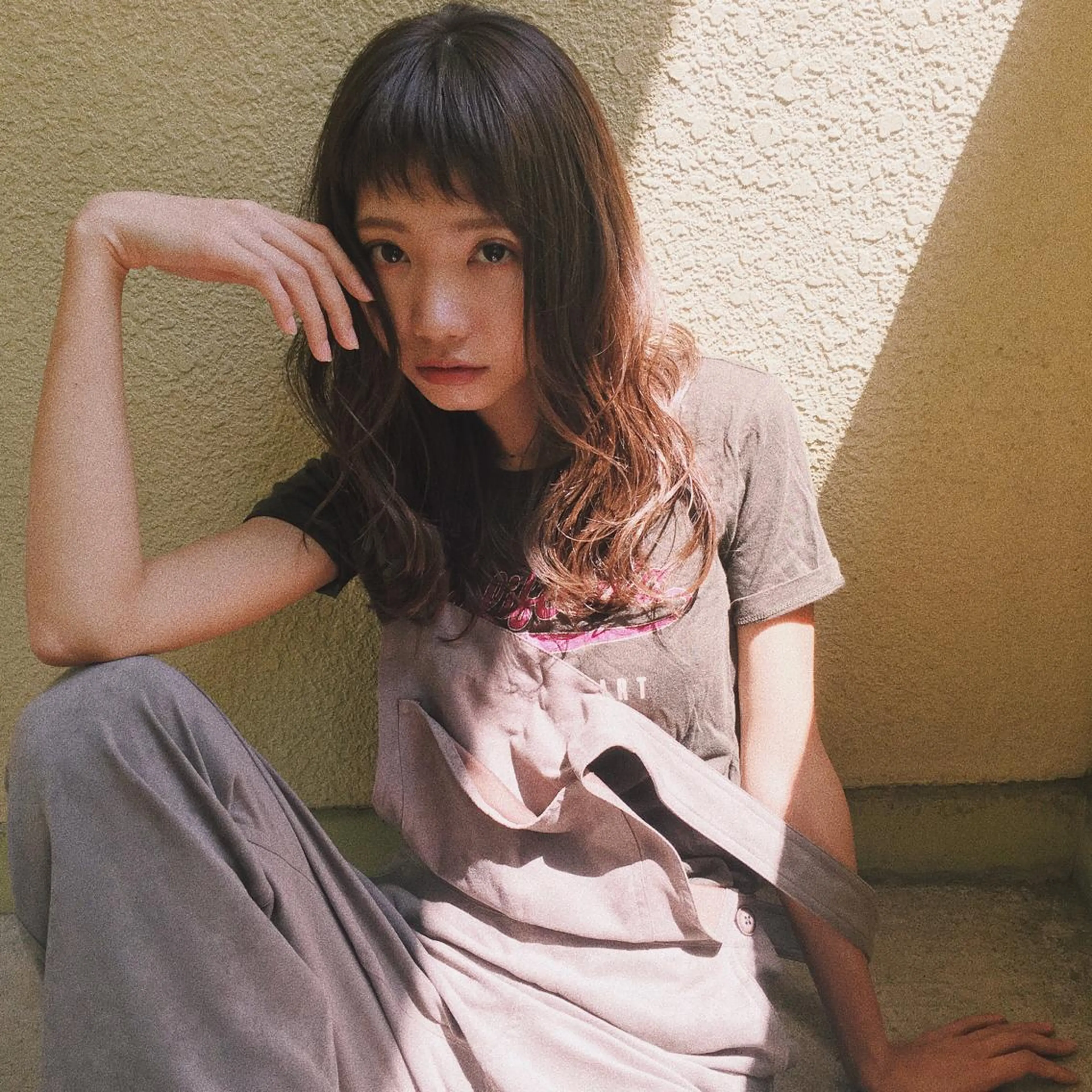 ミディアム ボブ/縮毛矯正 🌟梅田盛一🌟のヘアスタイル