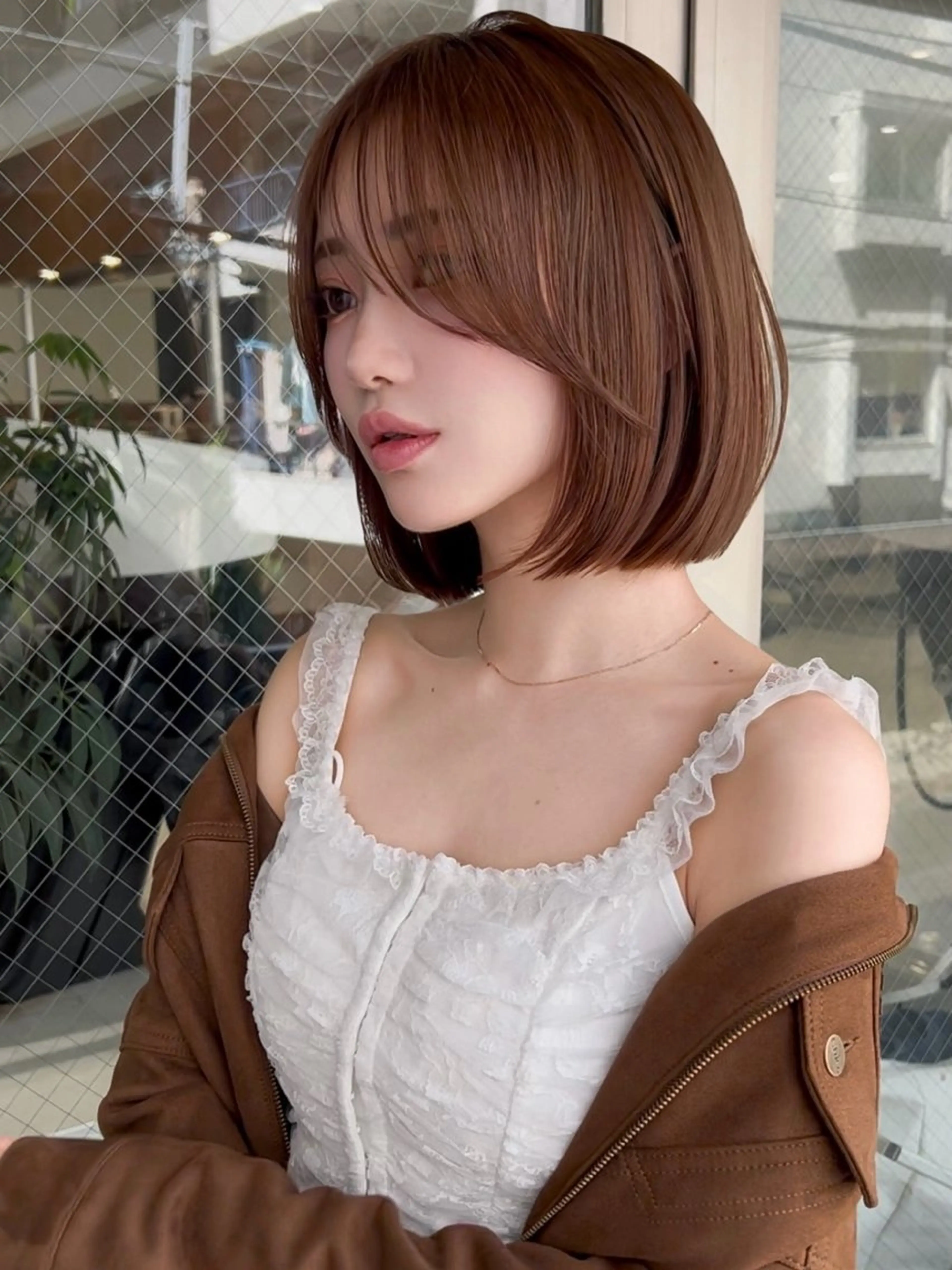 ショート 小顔ボブ jilblanカホのヘアスタイル