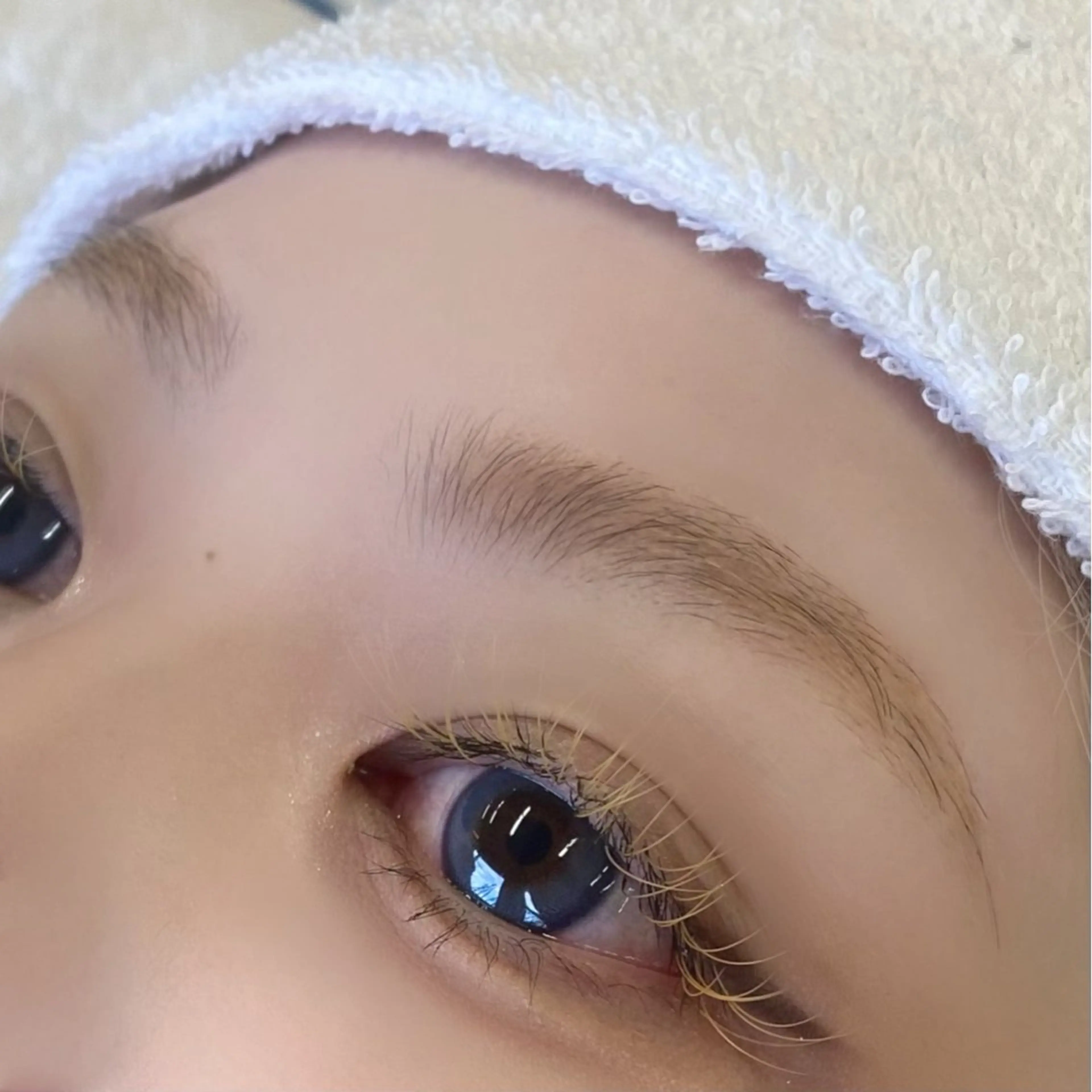 アイブロウ ワックス脱毛 眉カット ahu 聖莉菜のマツエク・マツパデザイン