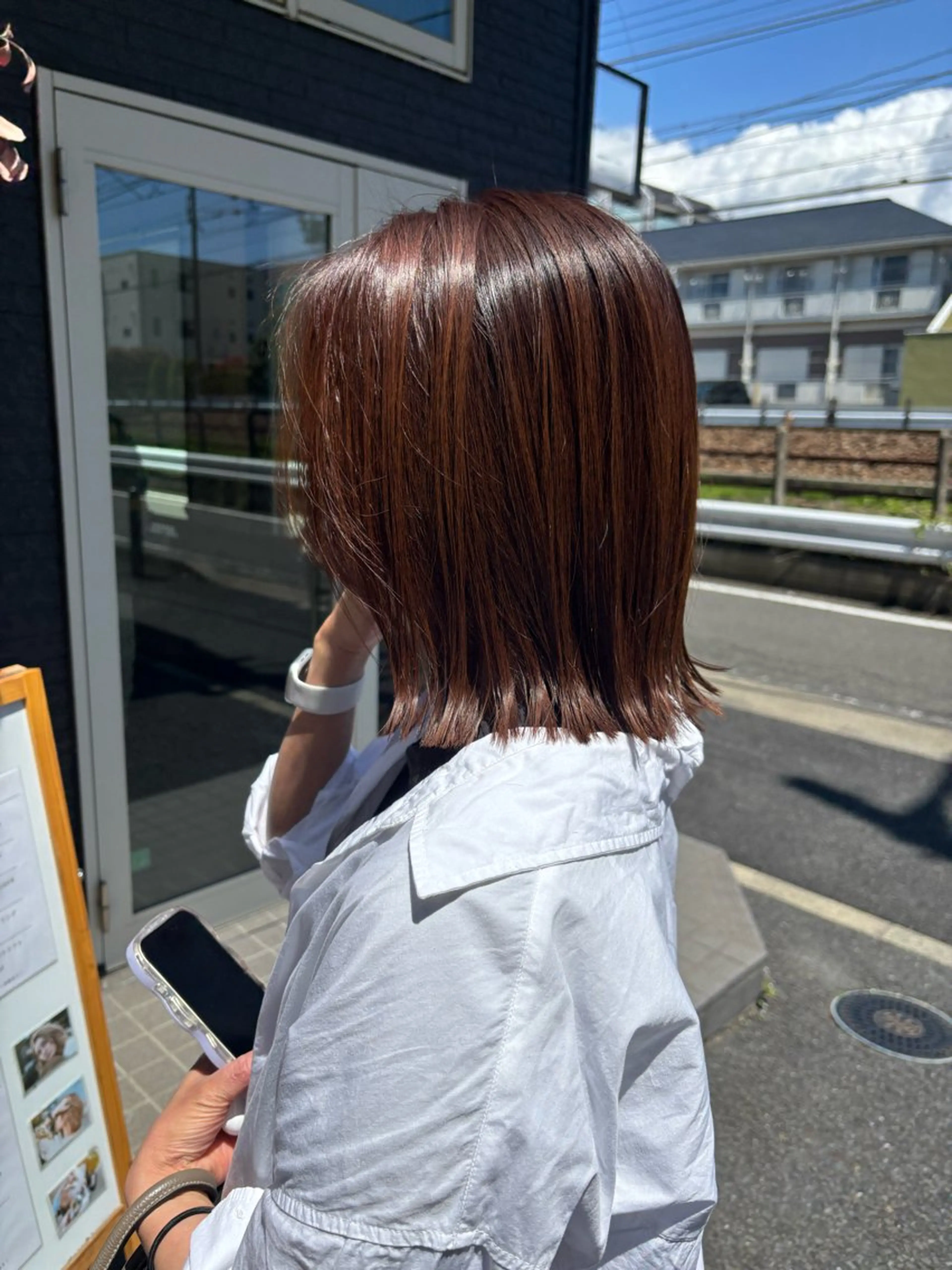 ミディアム カット ヘアカラー トリートメント SOL Matsumuraのマツエク・マツパデザイン