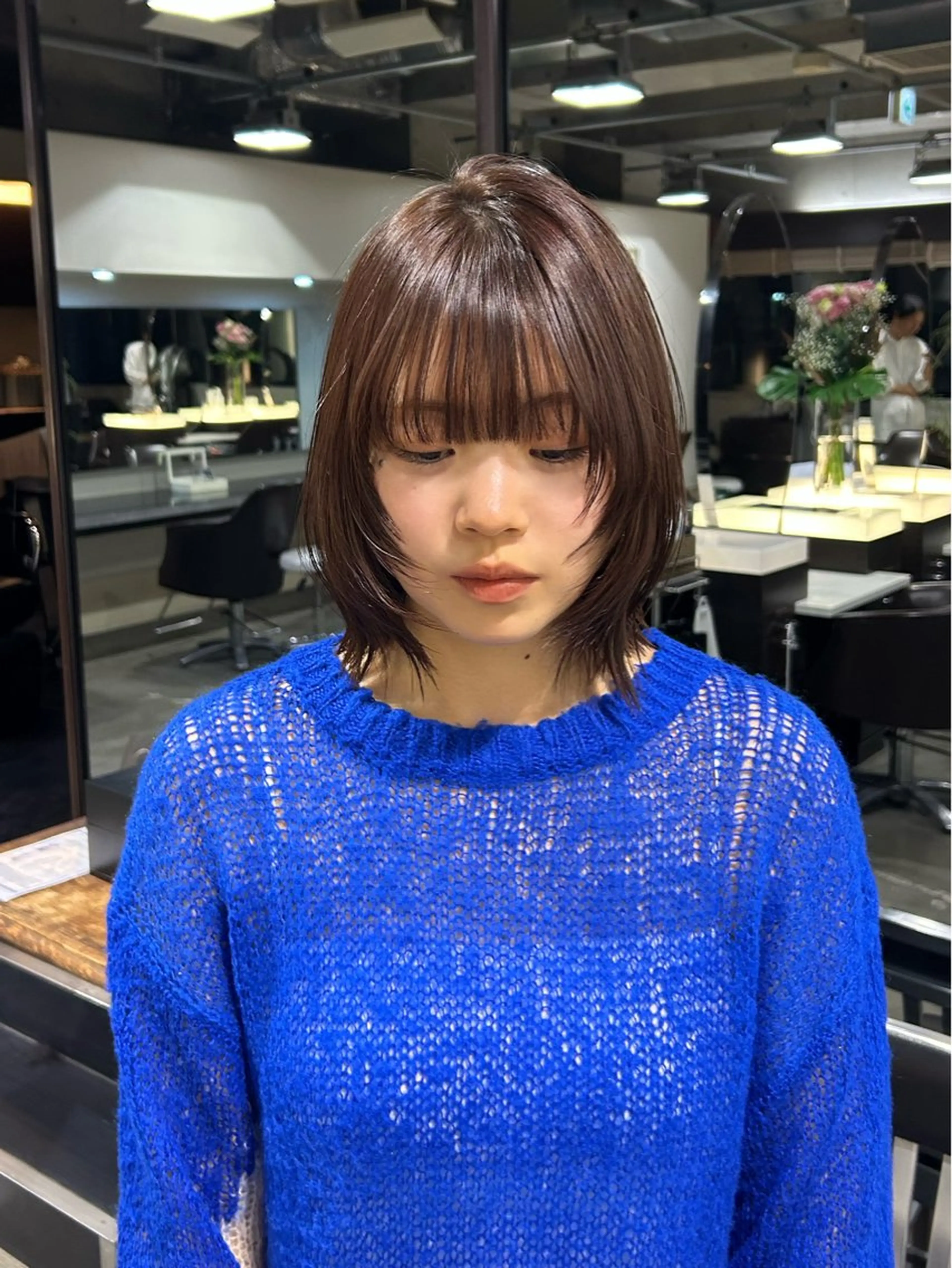 ミディアム レイヤー💫パーマ 🌙 nanacoのヘアスタイル