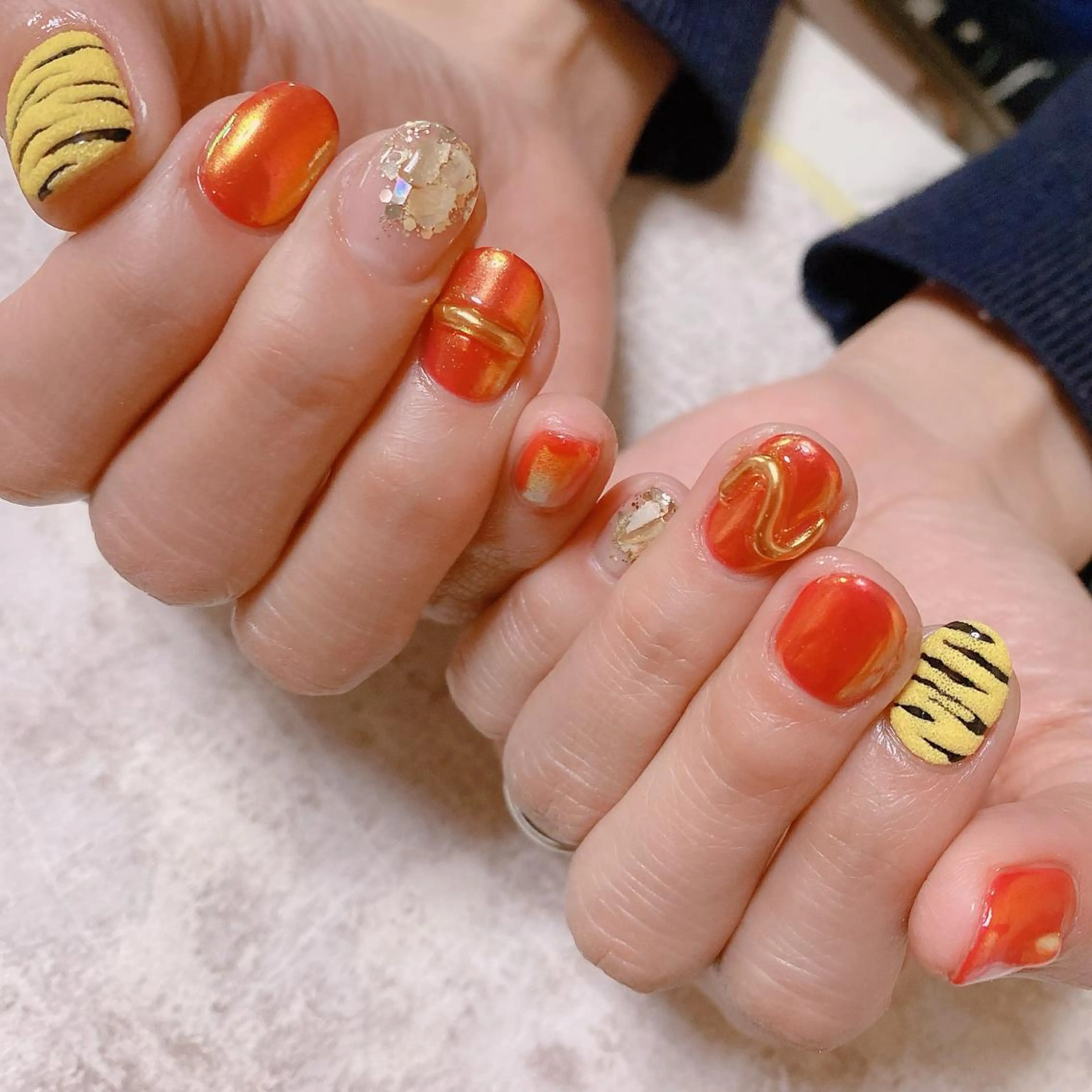 ネイル オーロラネイル ナナイチゼロ I.Naoのネイルデザイン