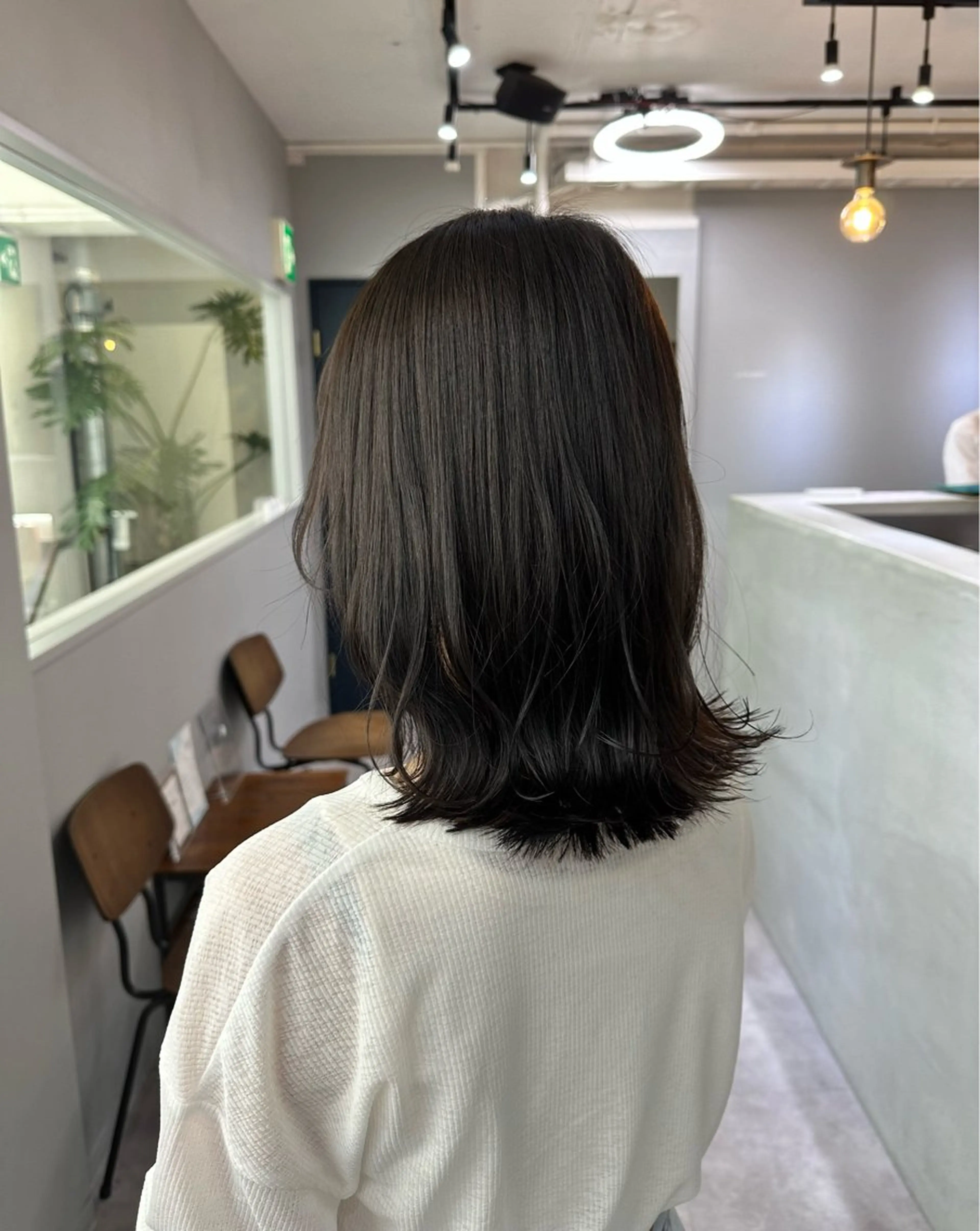 ミディアム カット ヘアカラー トリートメント ヘッドスパ 似合わせcut/艶 color🫧ひかりのヘアスタイル