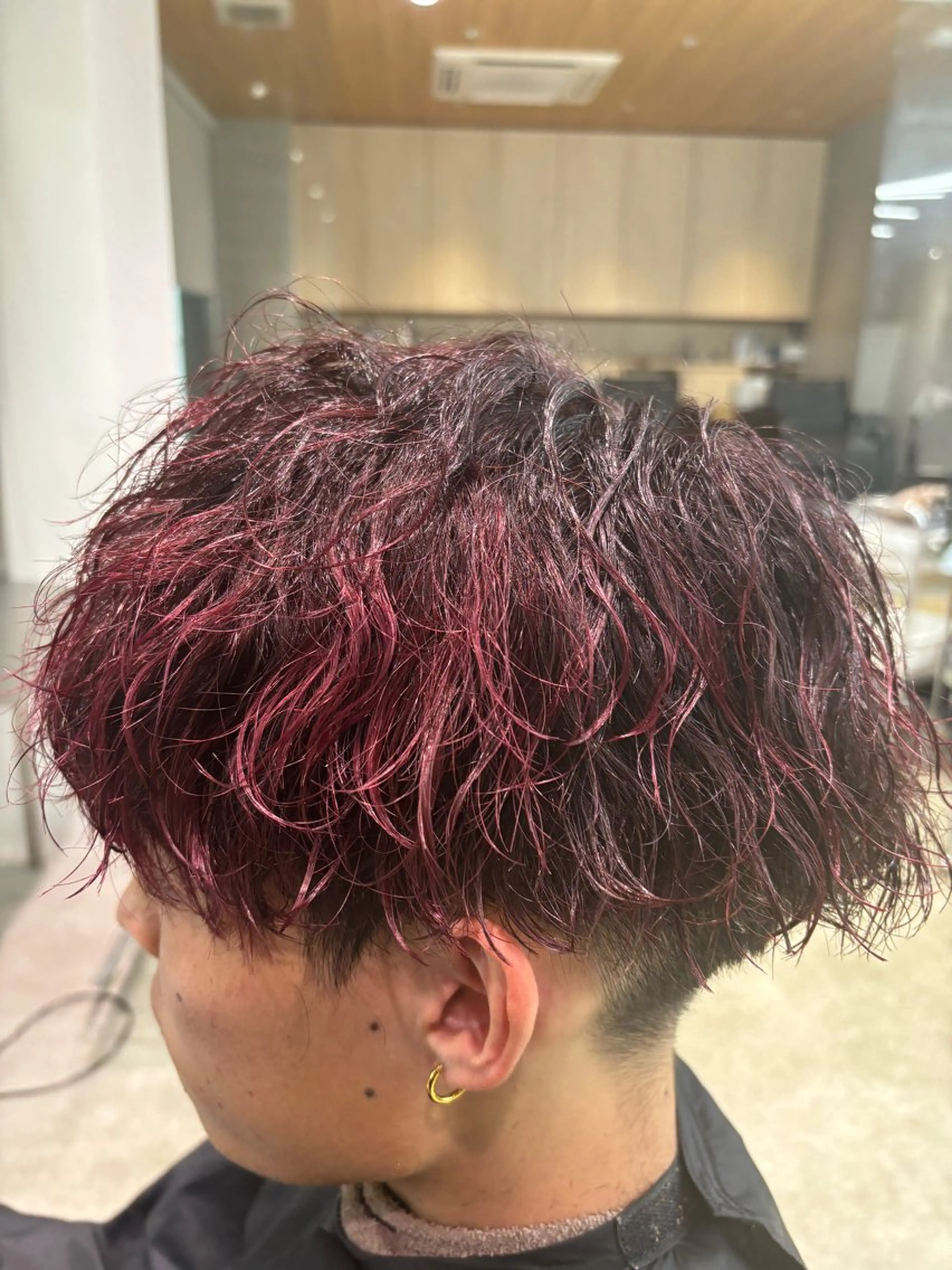 ショート パーマ カット ヘアカラー ☀️fifth天神 英令🌙のヘアスタイル