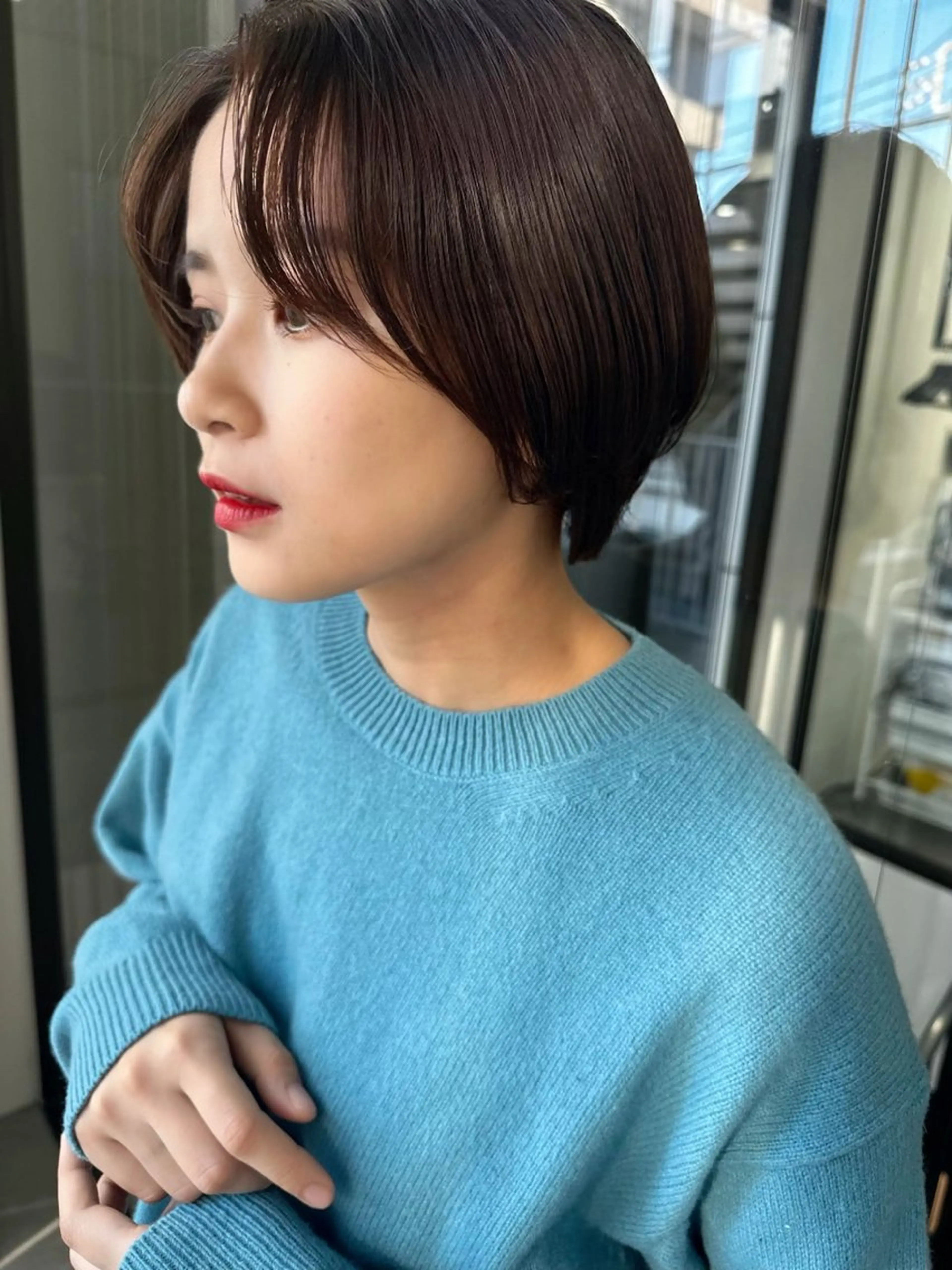 ショート ショートヘア 再現性×メンズヘア/ 表参道/MOMONEのヘアスタイル