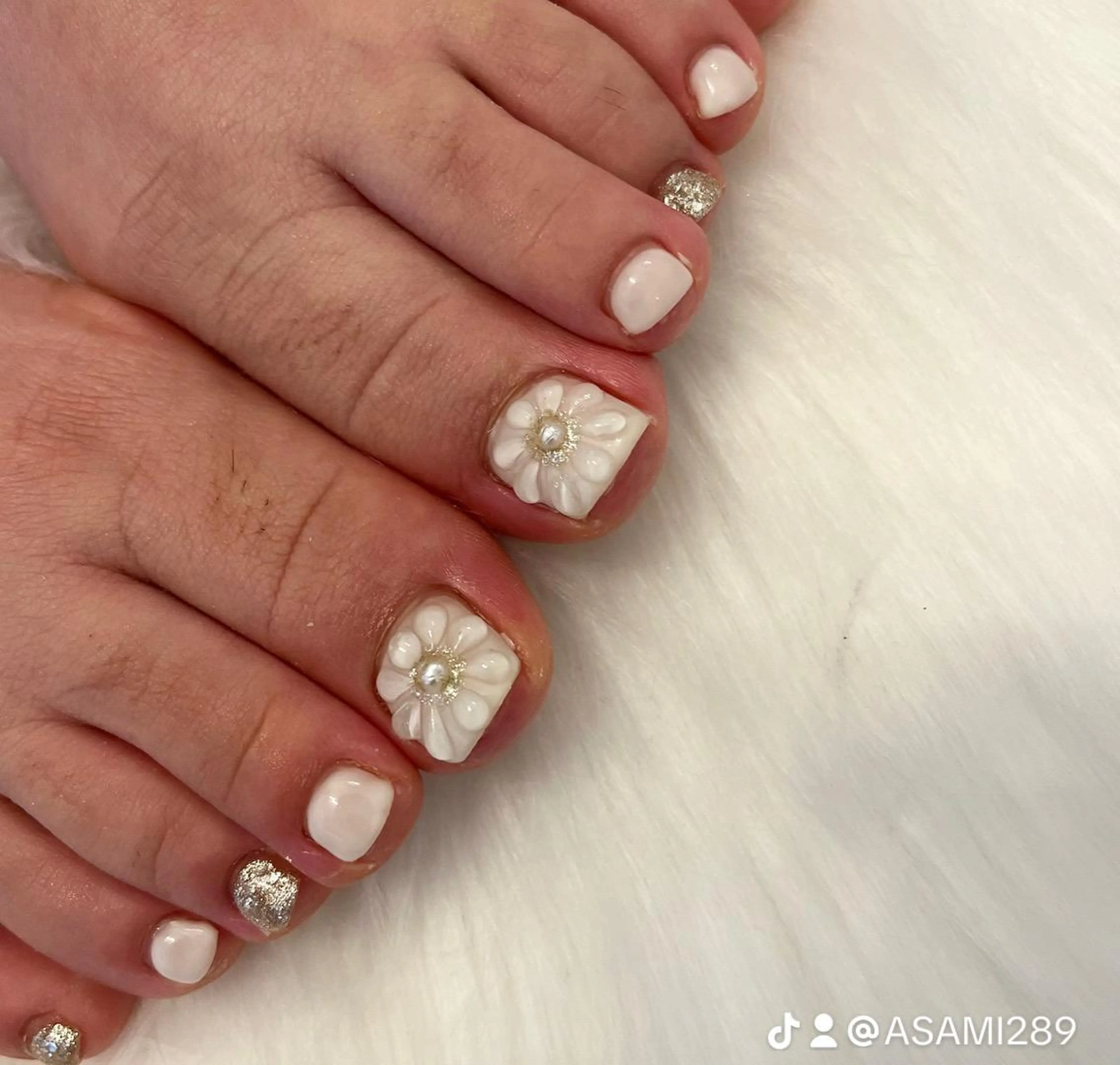 ネイル フットネイル #Amin nail salonのネイルデザイン