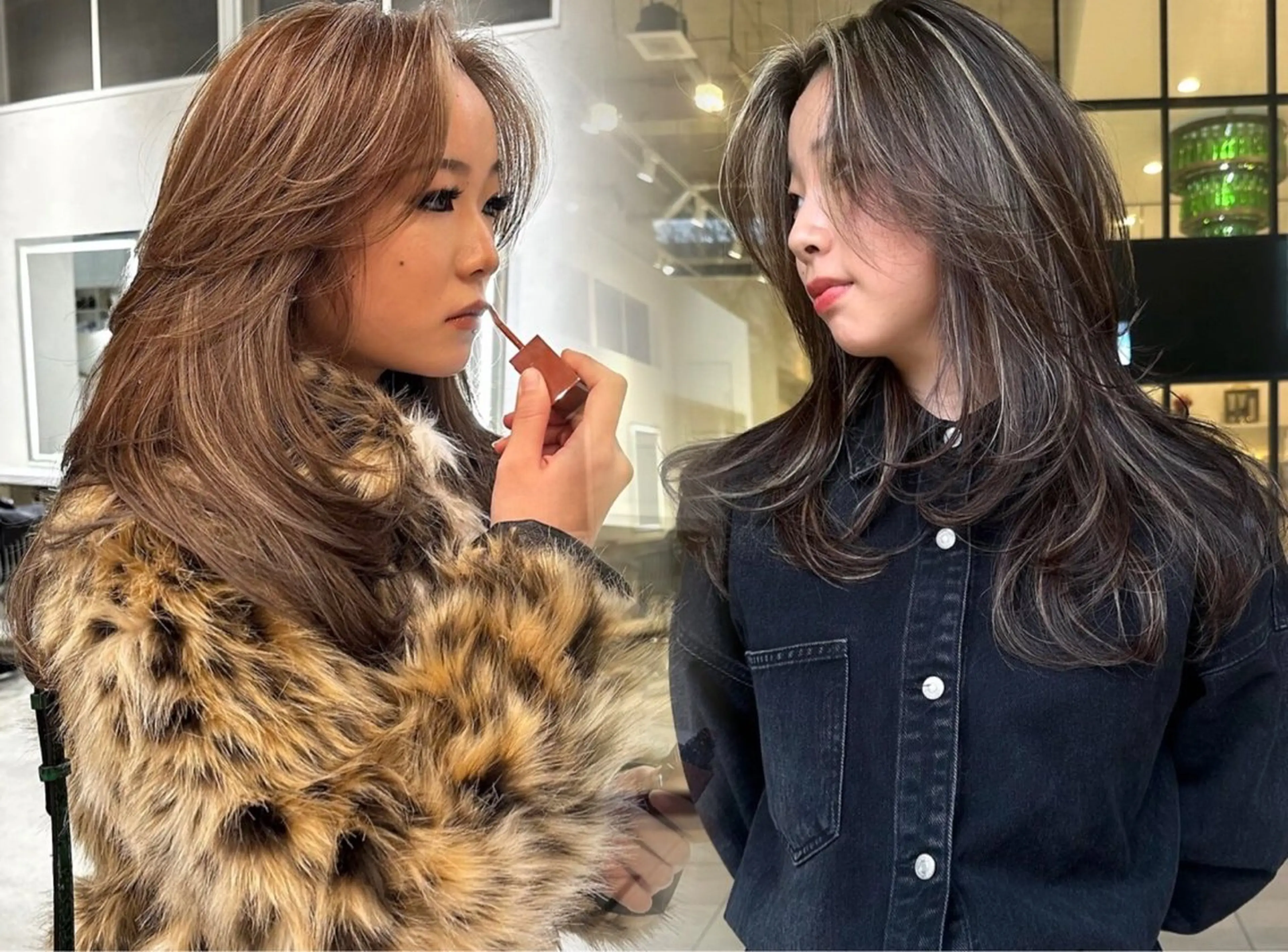 セミロング DEAN 名駅店 大人レイヤーカットのヘアスタイル