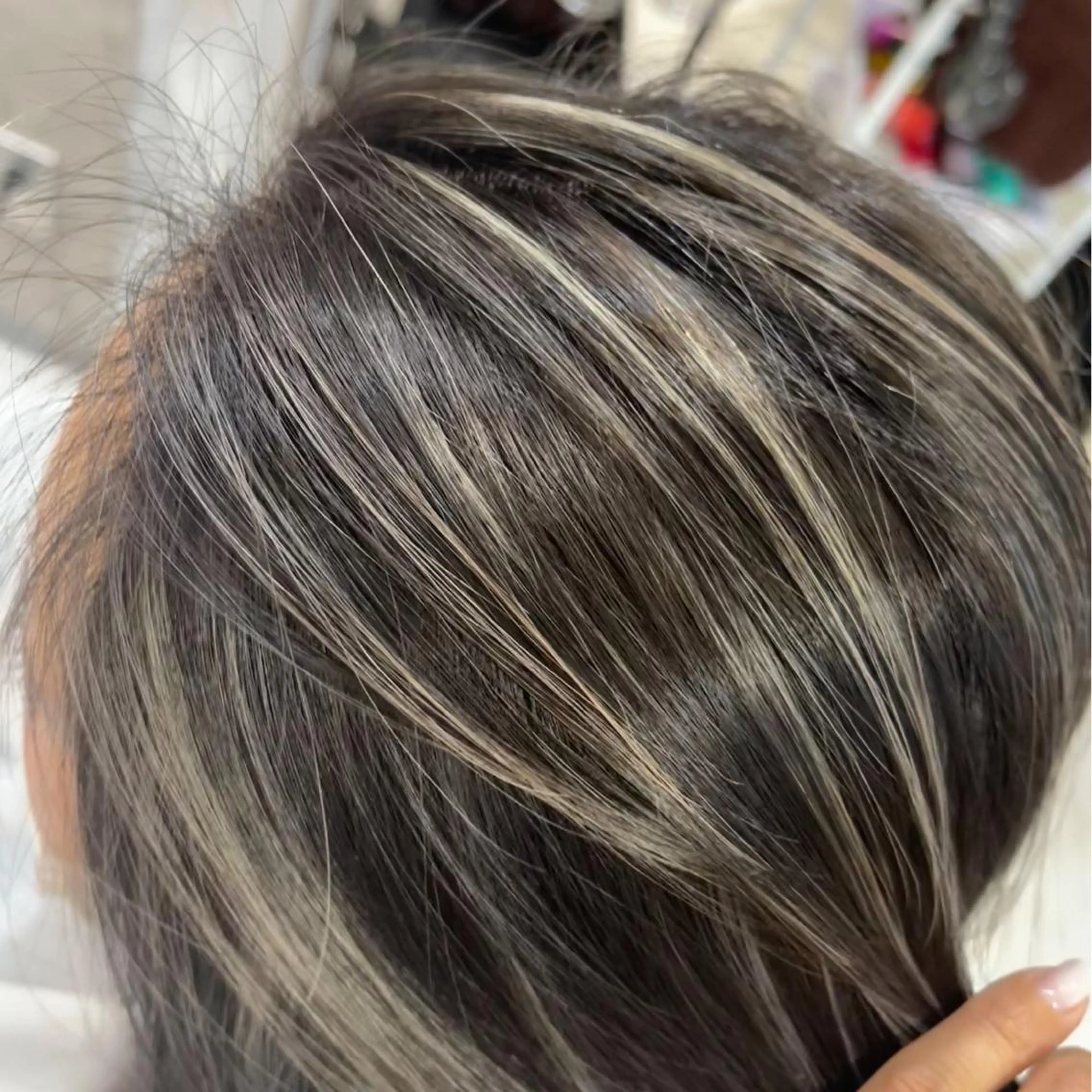 ショート カラー ヘアアレンジ ハイライトカラー ハイライト ヘアカラー 松井那津子 /ハイライトブリーチのヘアスタイル