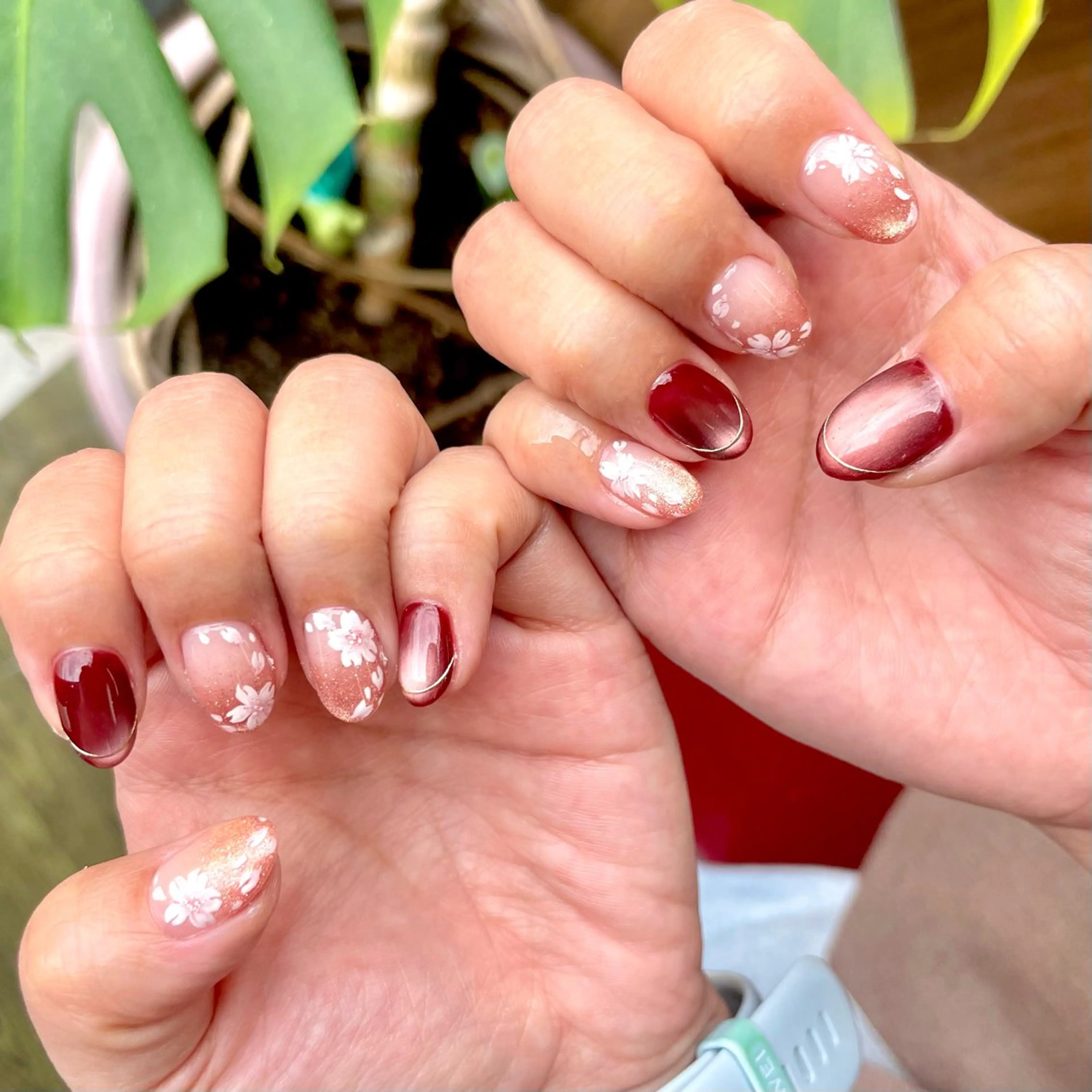 ネイル 持ち込み ハンドネイル Bianca美浜店 Hanaのネイルデザイン