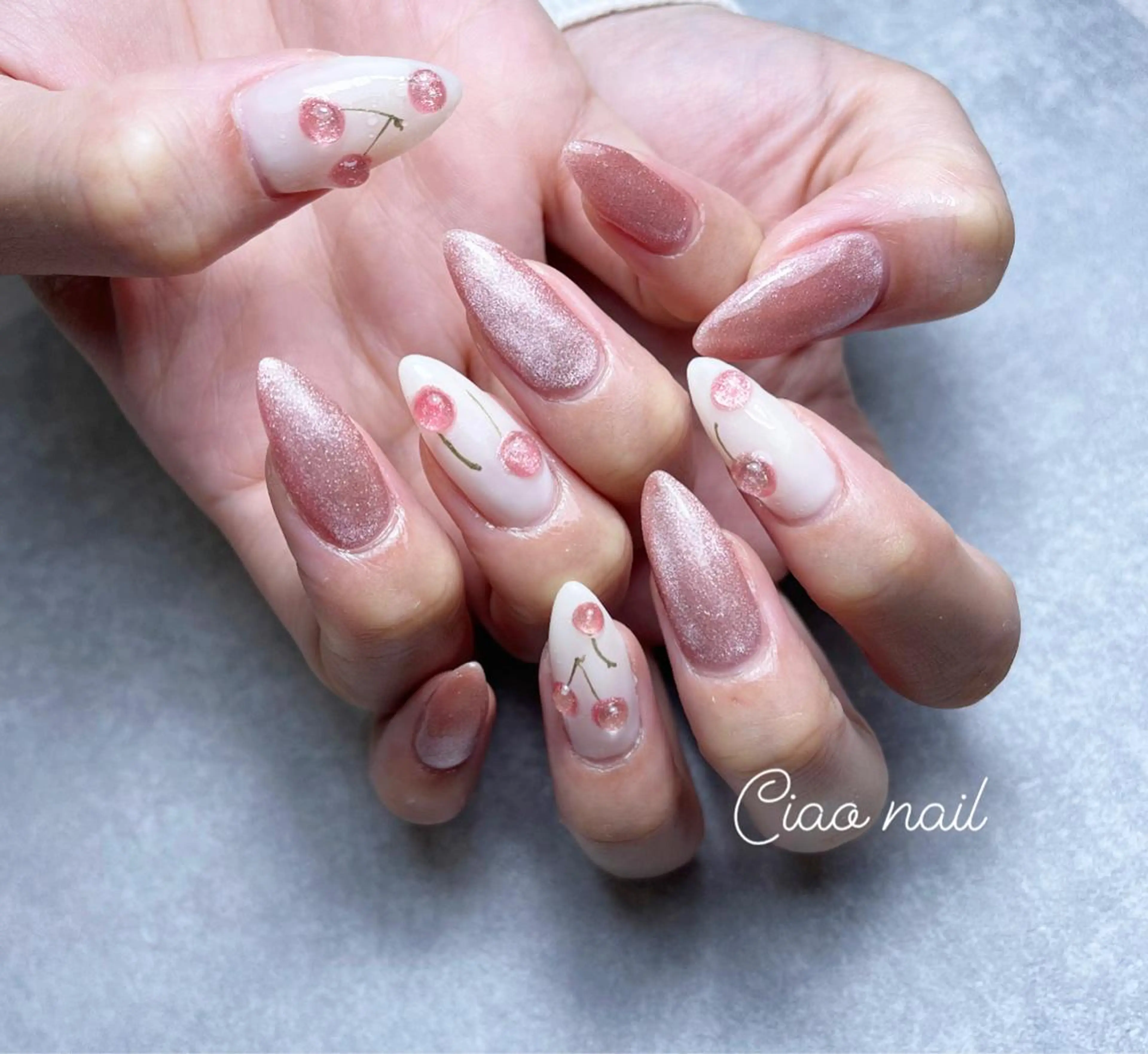 ネイル マグネットネイル #Amin nail salonのネイルデザイン
