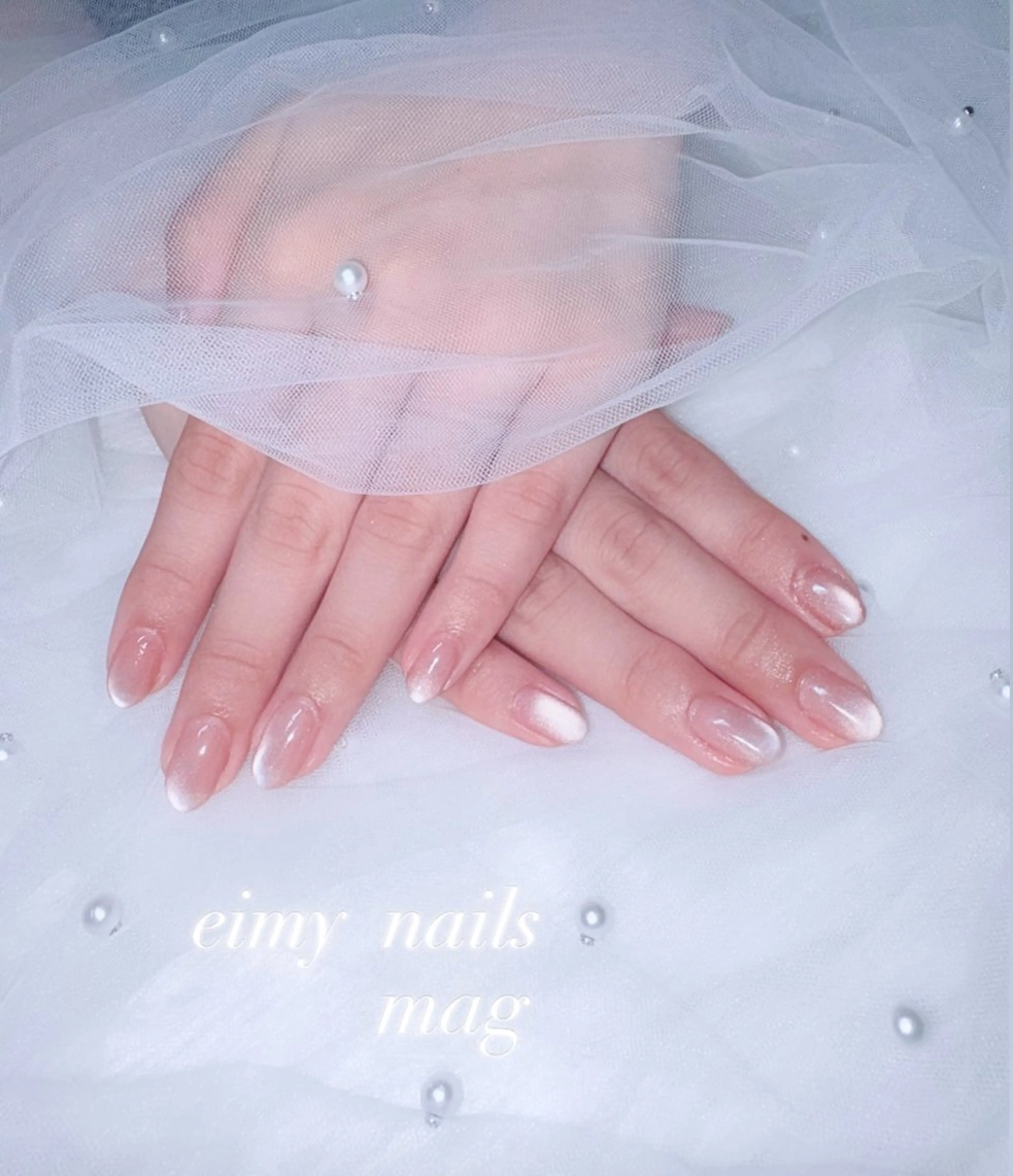 ネイル マグネットネイル マグネットワンカラー オフィスネイル ワンカラーネイル 春ネイル ハンドネイル eimy nails♡のネイルデザイン