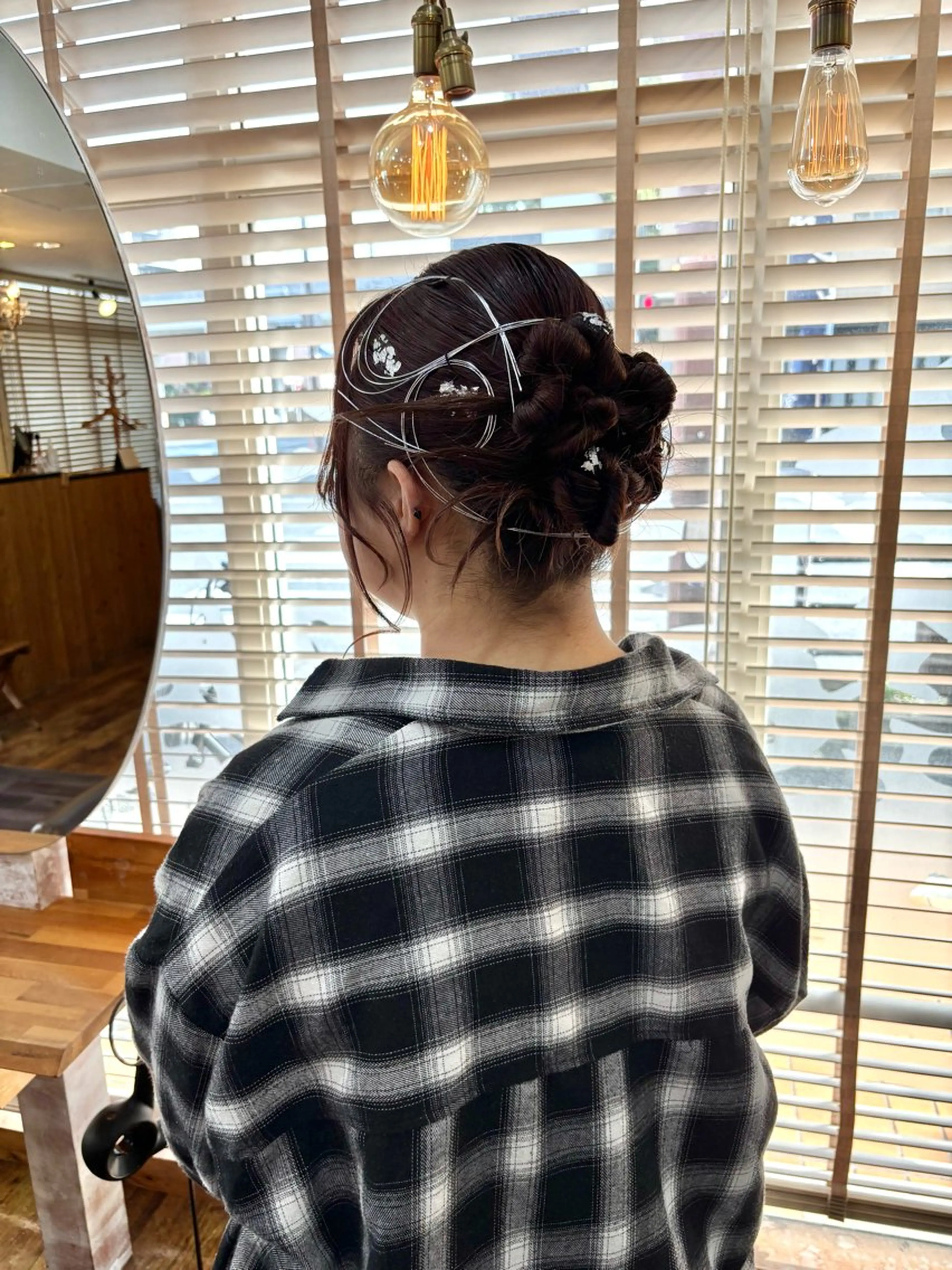 ロング ヘアアレンジ bright所属・miku ヘアセット/着付けのヘアスタイル