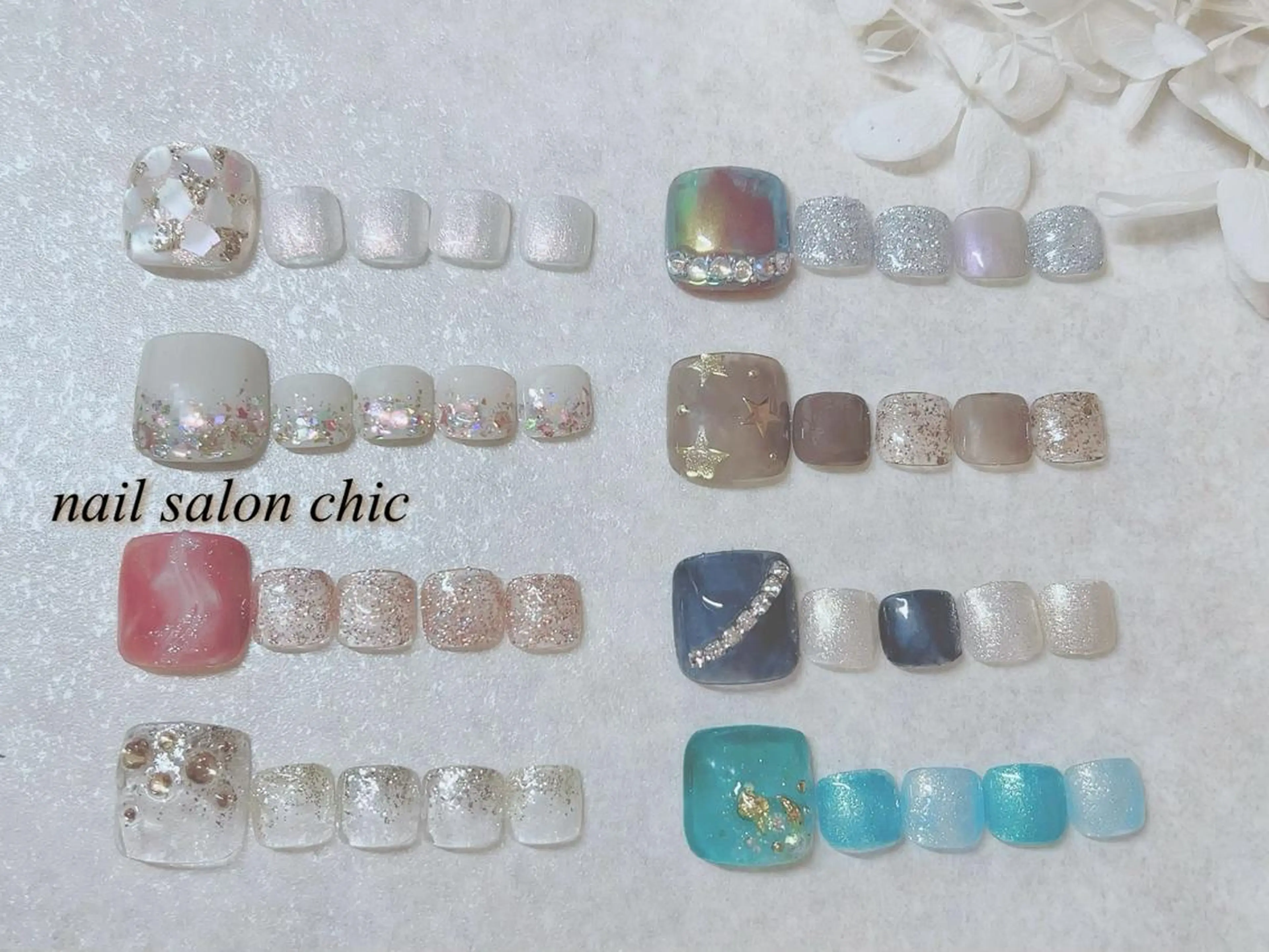 ネイル フットネイル nail salon chicのネイルデザイン