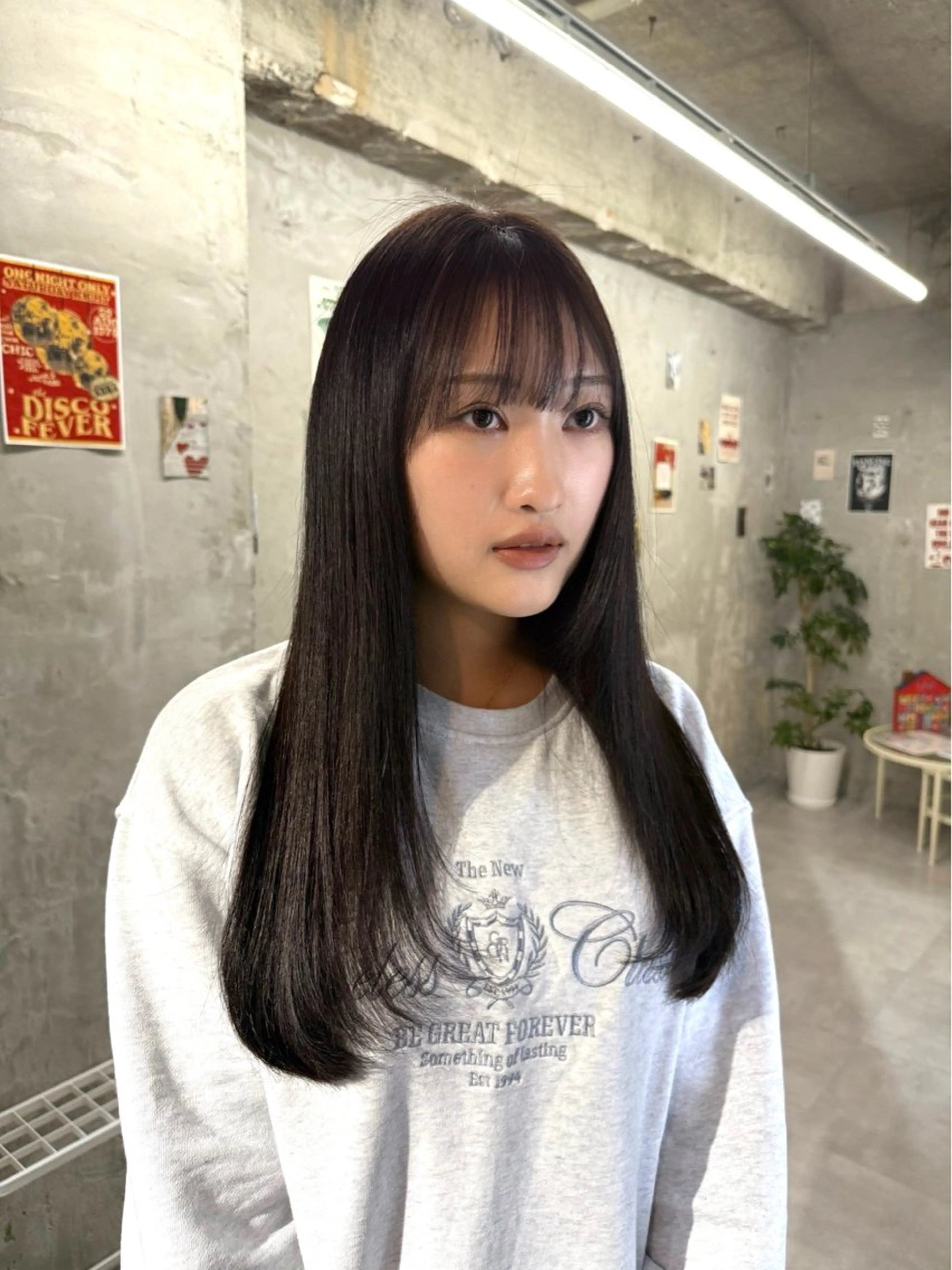 ロング カラー yuuna ✮ レイヤーカットのヘアスタイル