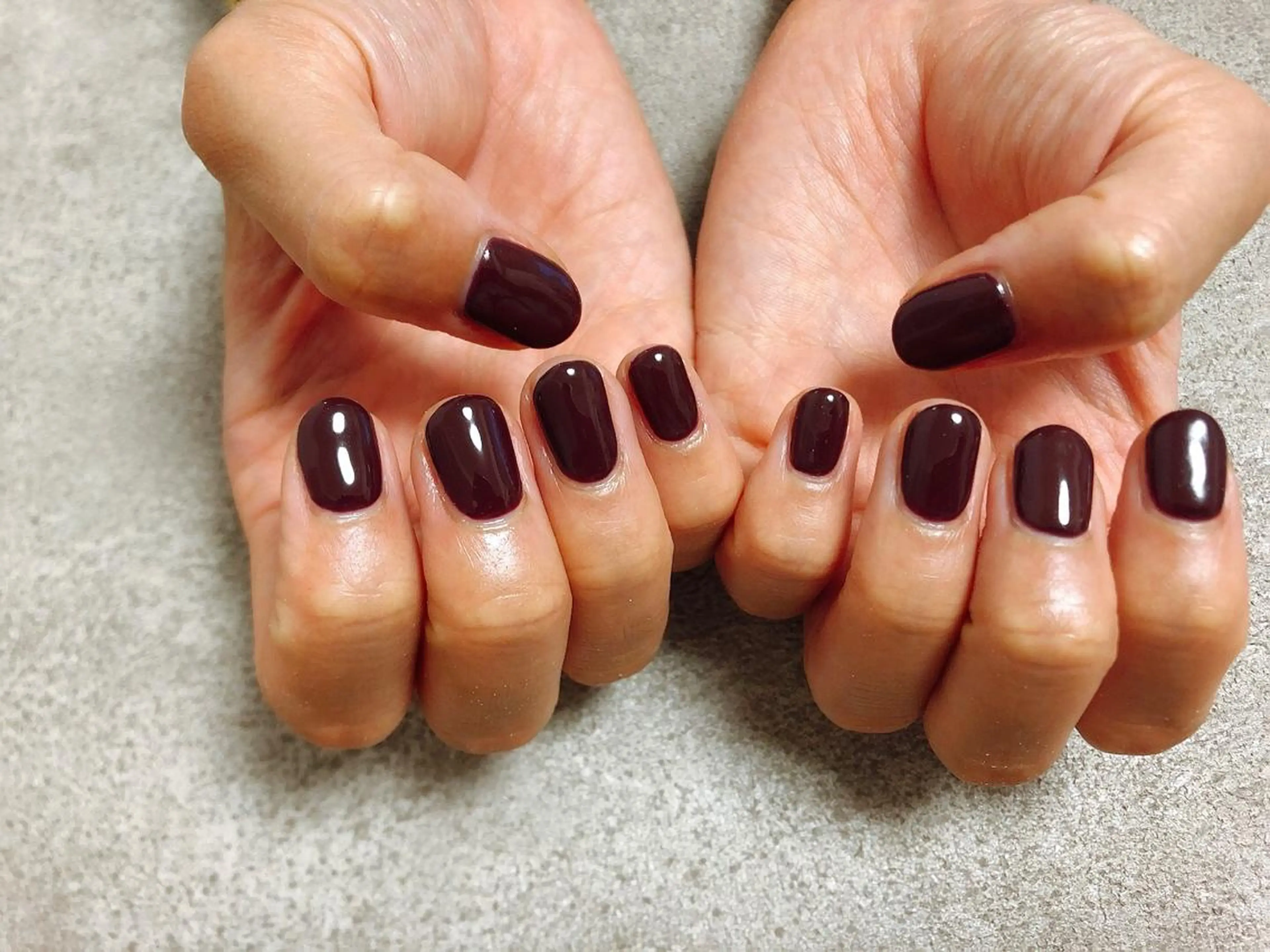 ネイル ボルドー ハンドネイル mogunail &blowのネイルデザイン