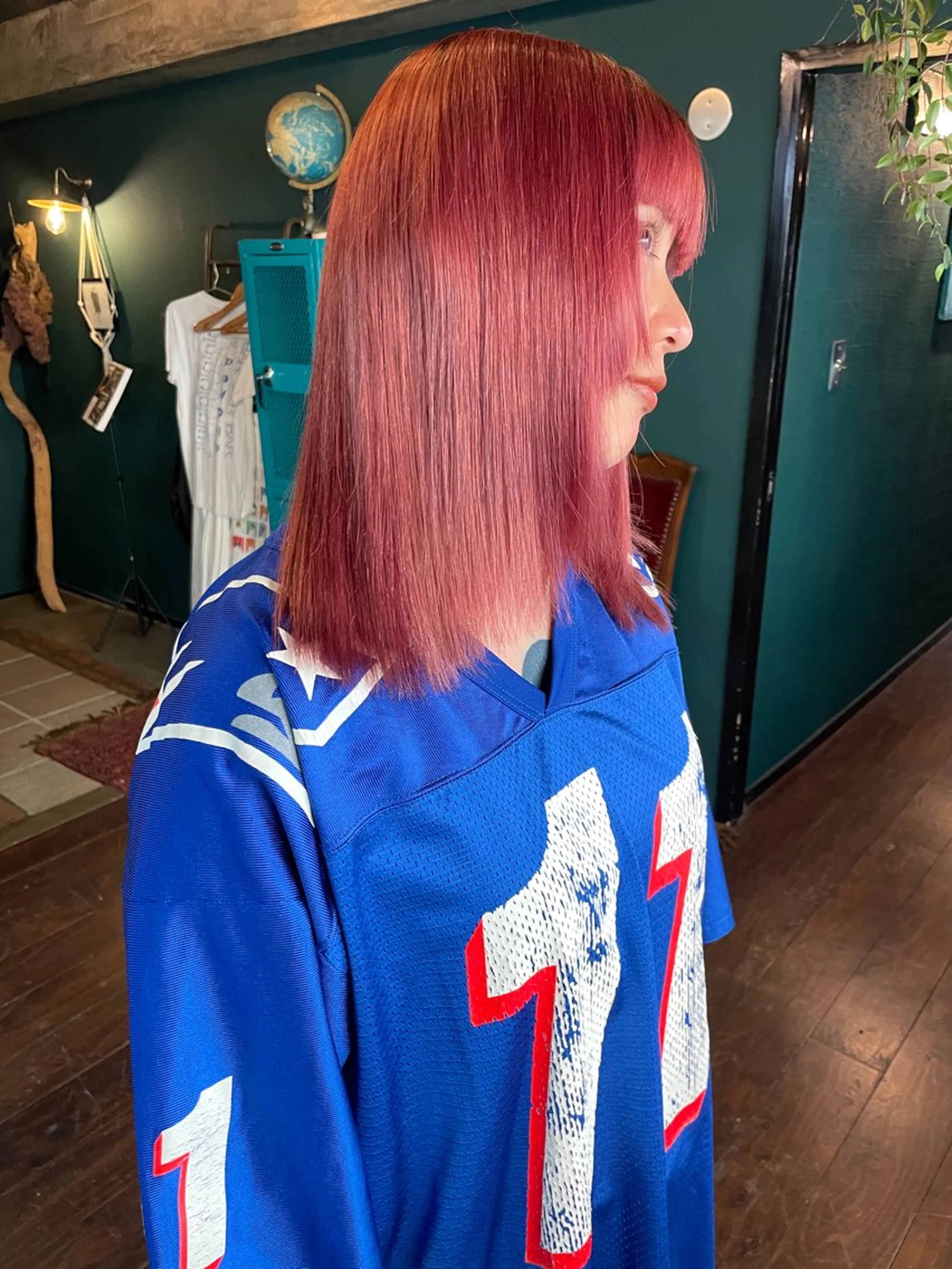 ミディアム カット ヘアカラー トリートメント vivre libreのヘアスタイル
