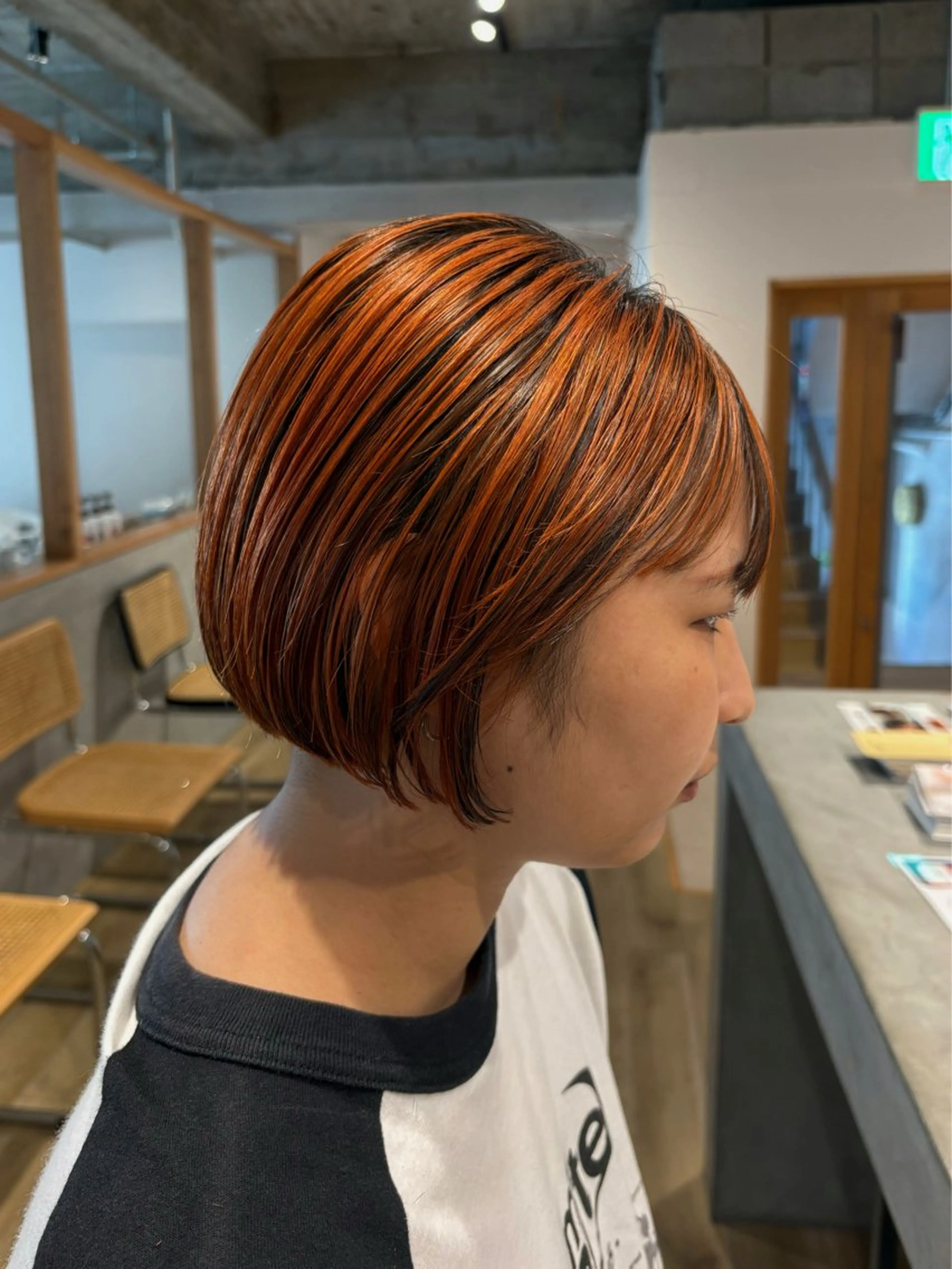 ショート カラー デザインカラー ai ㅤのヘアスタイル