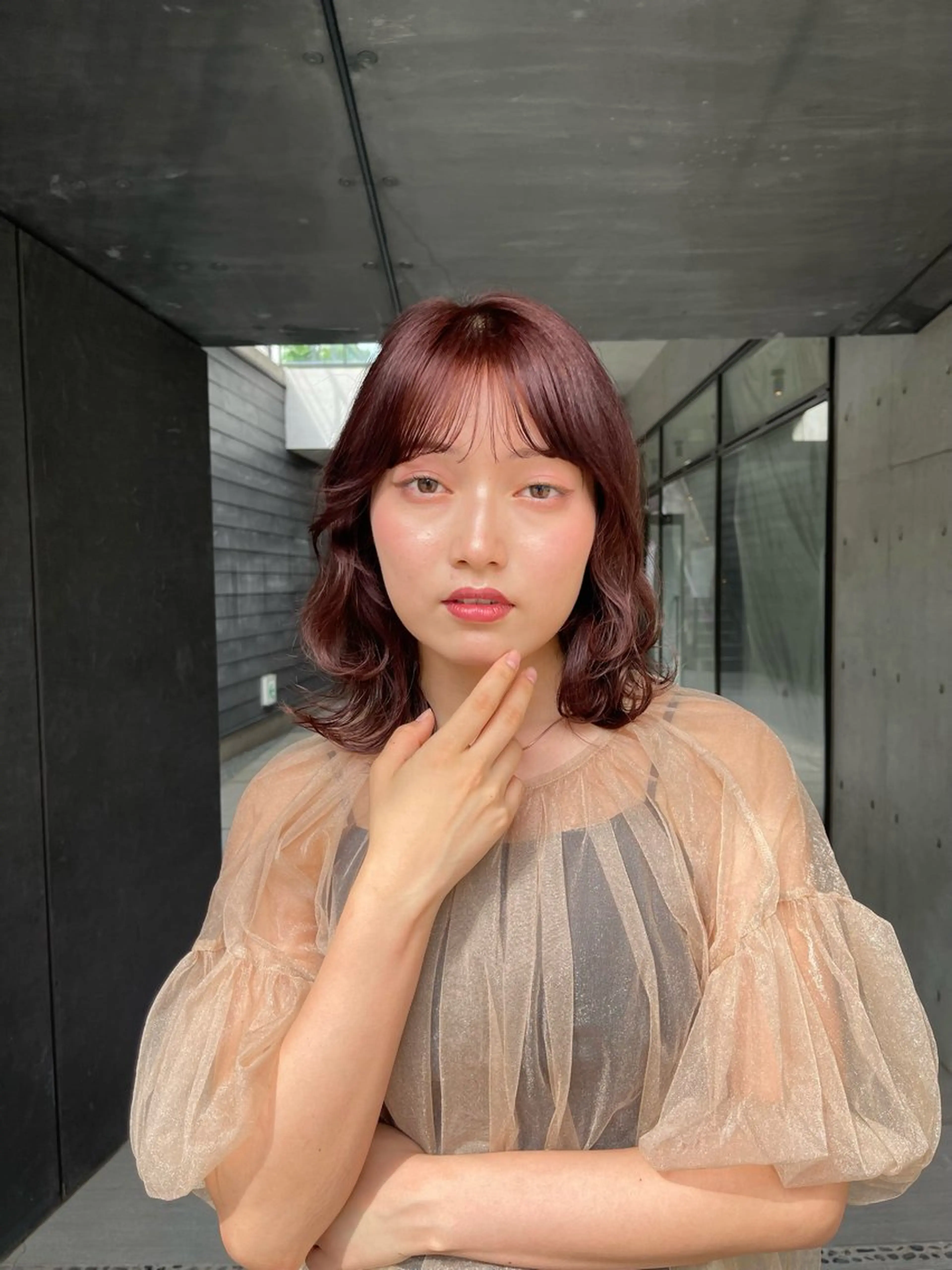 🩷血色up⤴︎🩷暖色カラー➕ケアトリートメントの写真