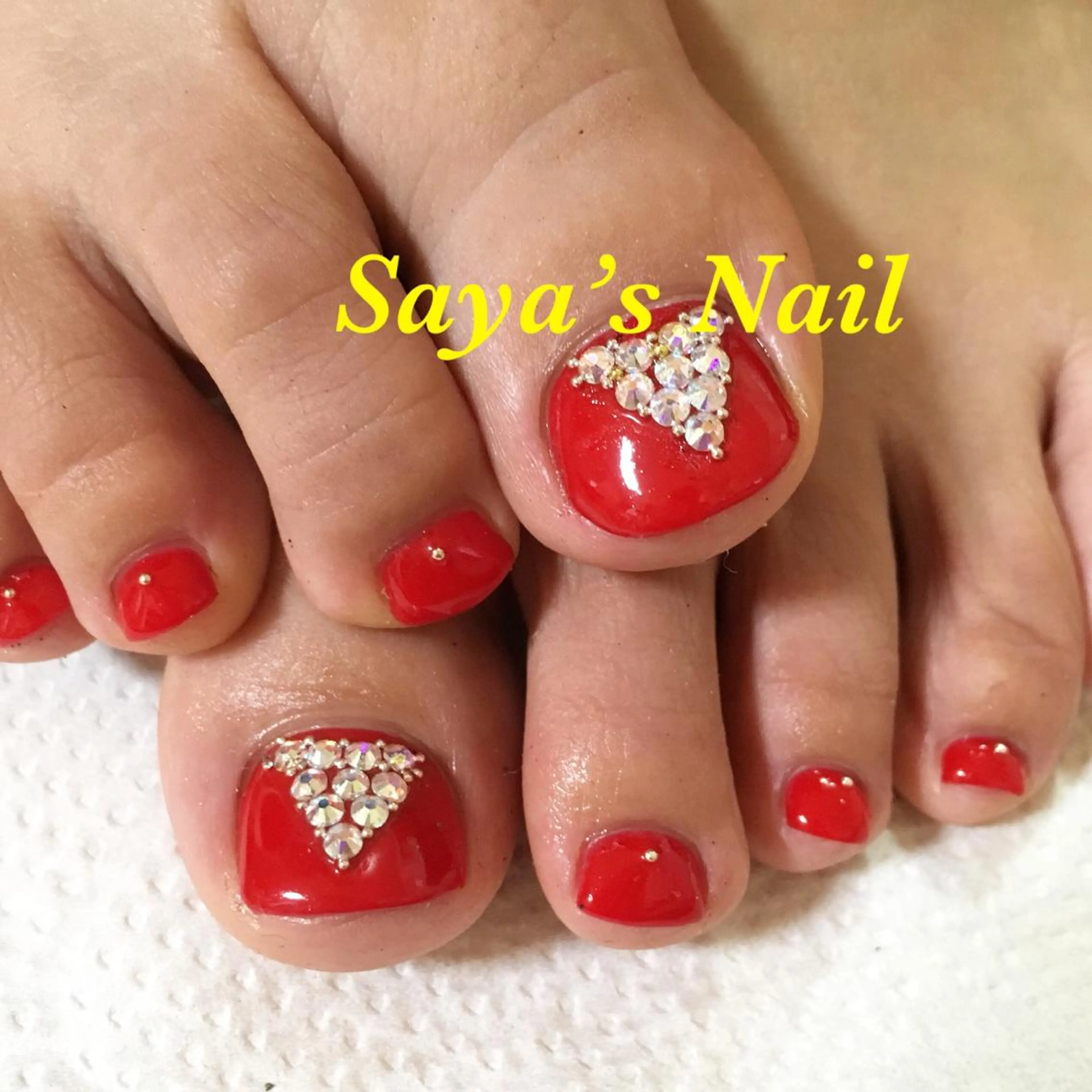 ネイル ストーンネイル SantéNail SAYAKAのネイルデザイン