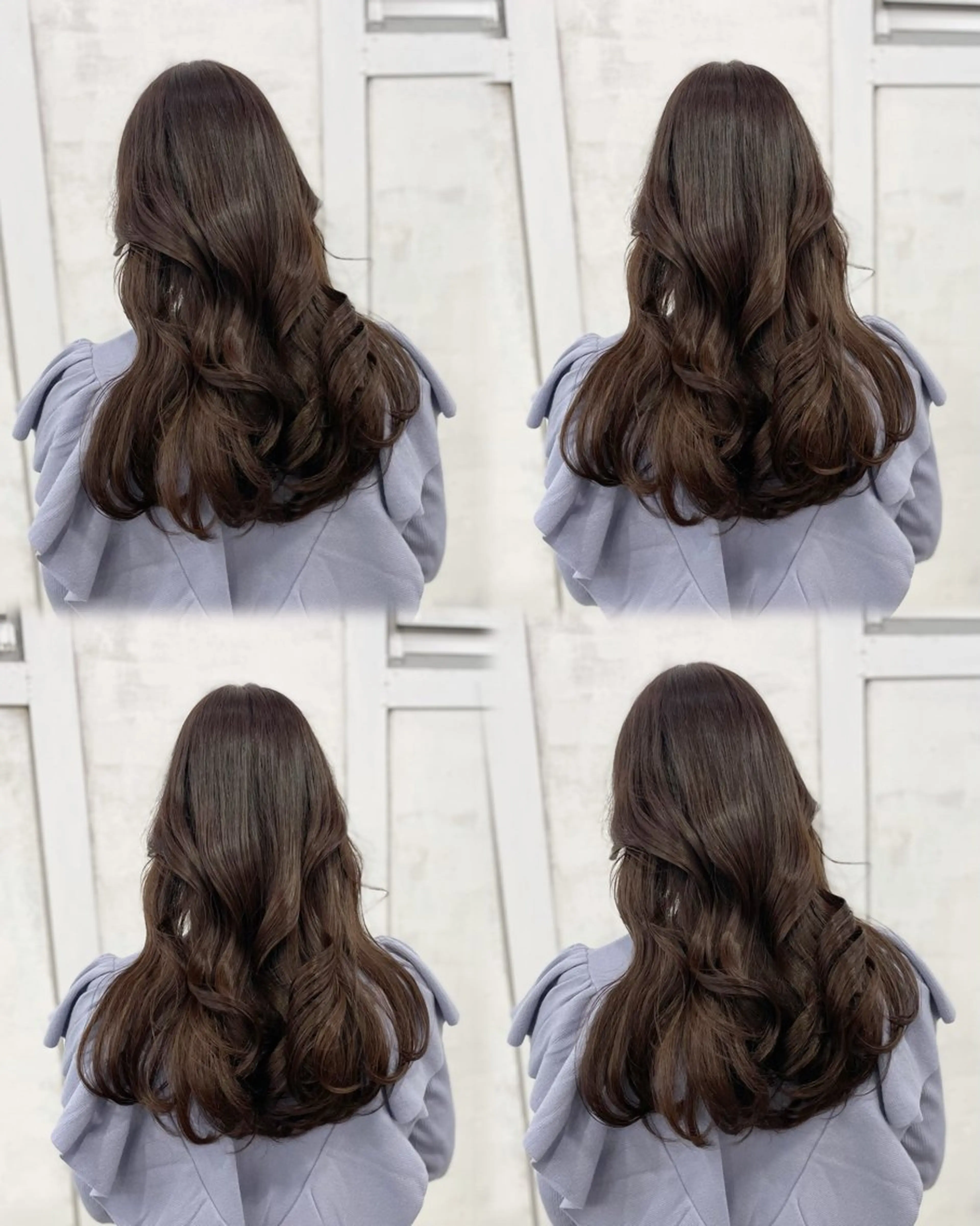 セミロング ケアカラー レイヤーカット 池袋髪質改善 タニグチのヘアスタイル