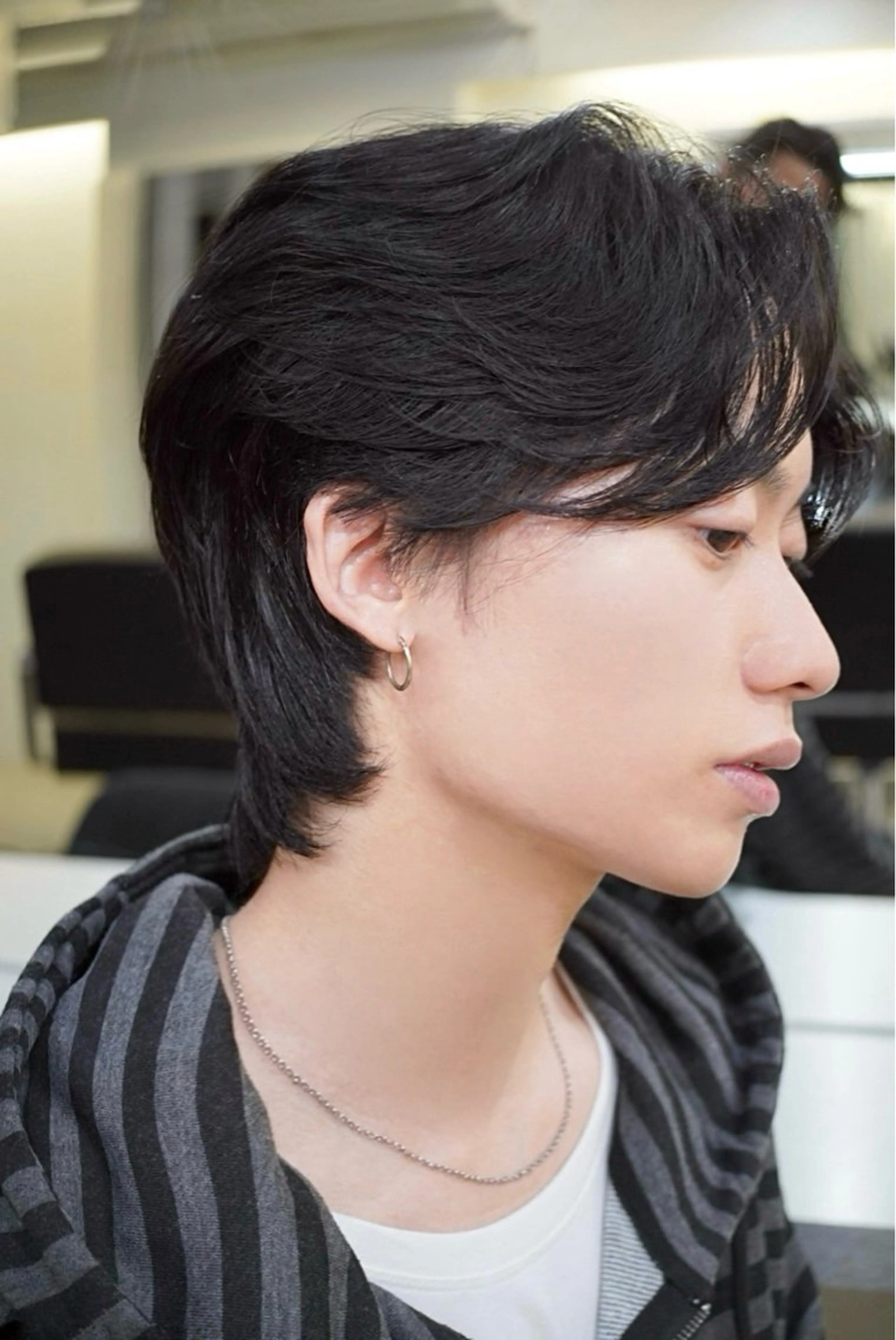 メンズ カット 縮毛矯正 RIKU/毛流れ ヘア×眉ワックスのヘアスタイル