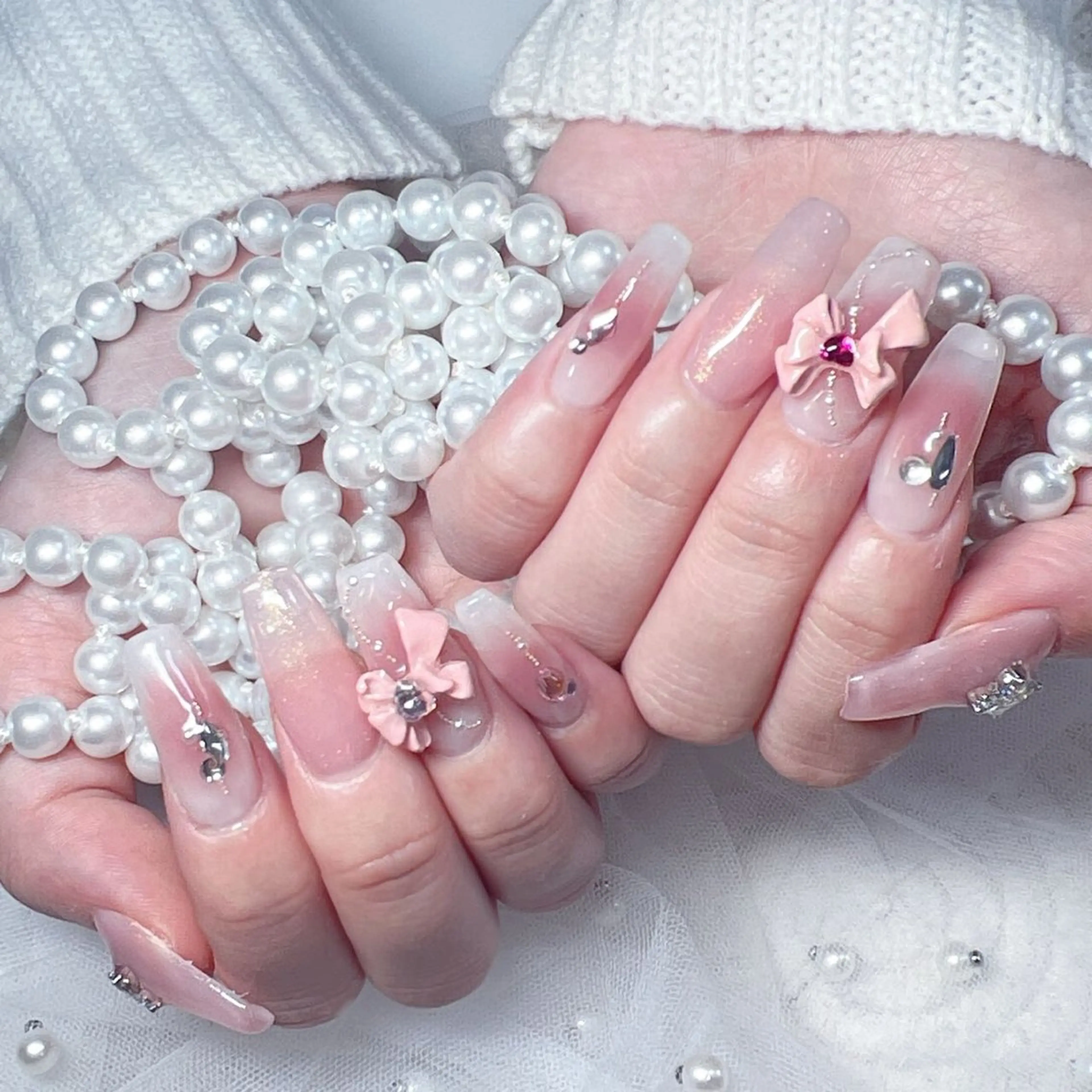 ネイル M🌷nail 長さだし専門店のネイルデザイン