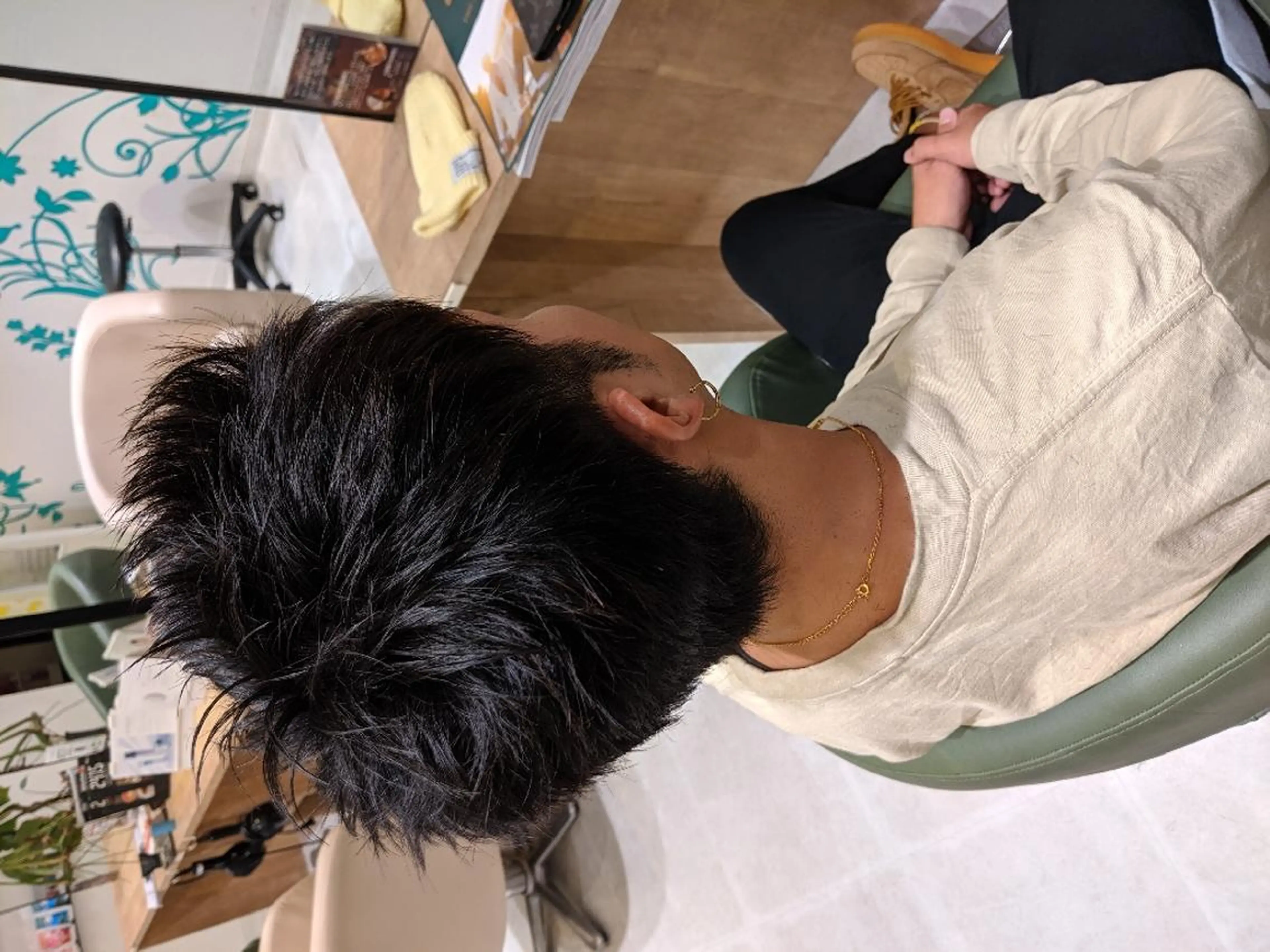 メンズ 浜田りほ Luxbe 博多バスターミナルのヘアスタイル