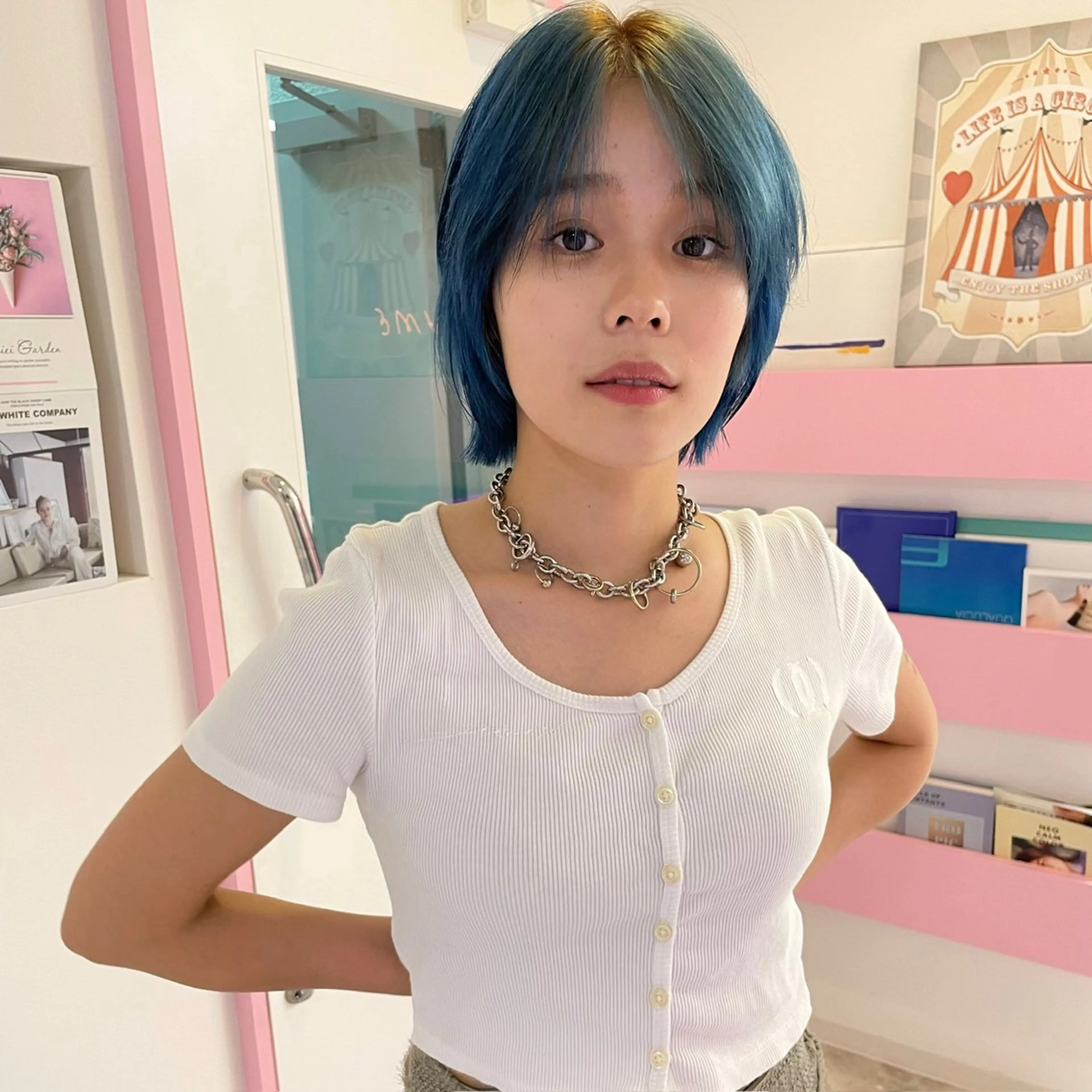 ショート カラー カット ヘアカラー トリートメント ボブ特化✨ 松本竜之介のヘアスタイル