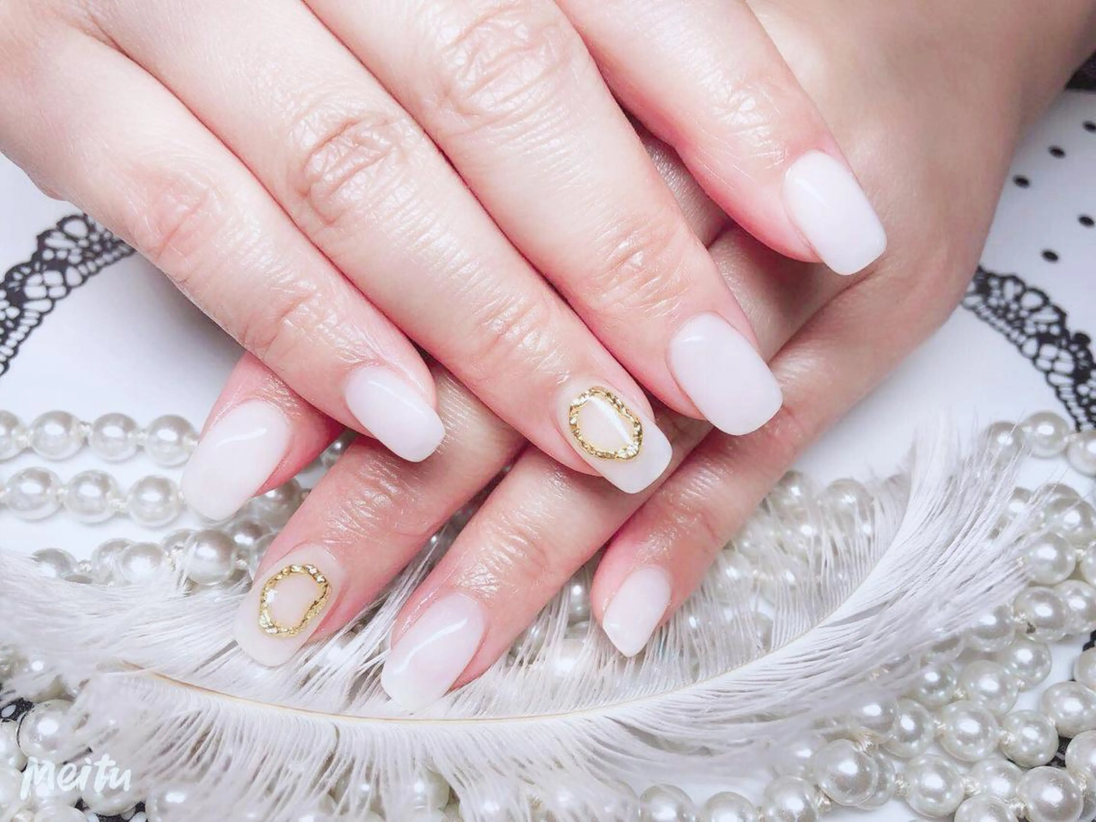 ネイル ハンドネイル マジック ミラーのネイルデザイン