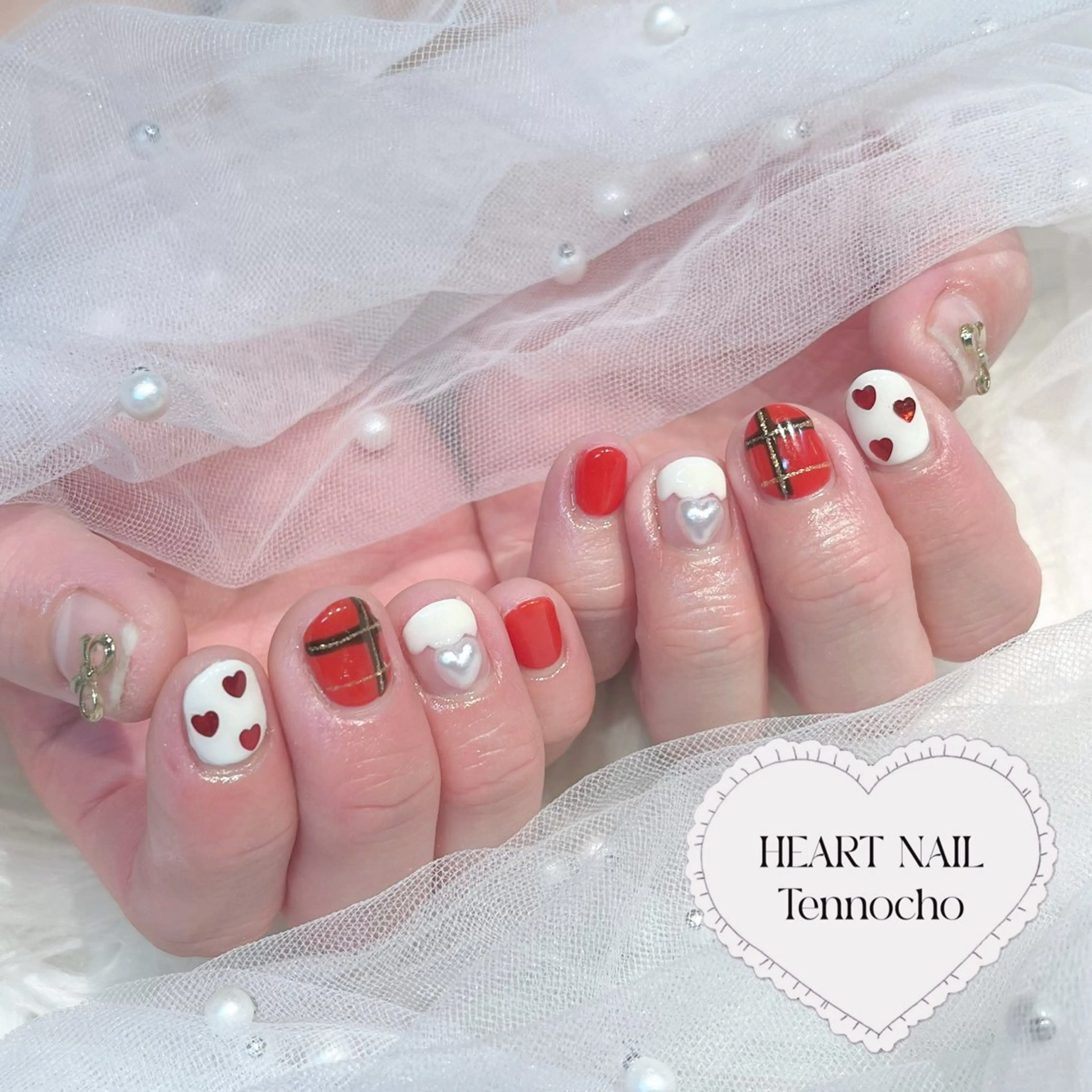 ネイル 冬ネイル クリスマス HARUKA 🐼のネイルデザイン