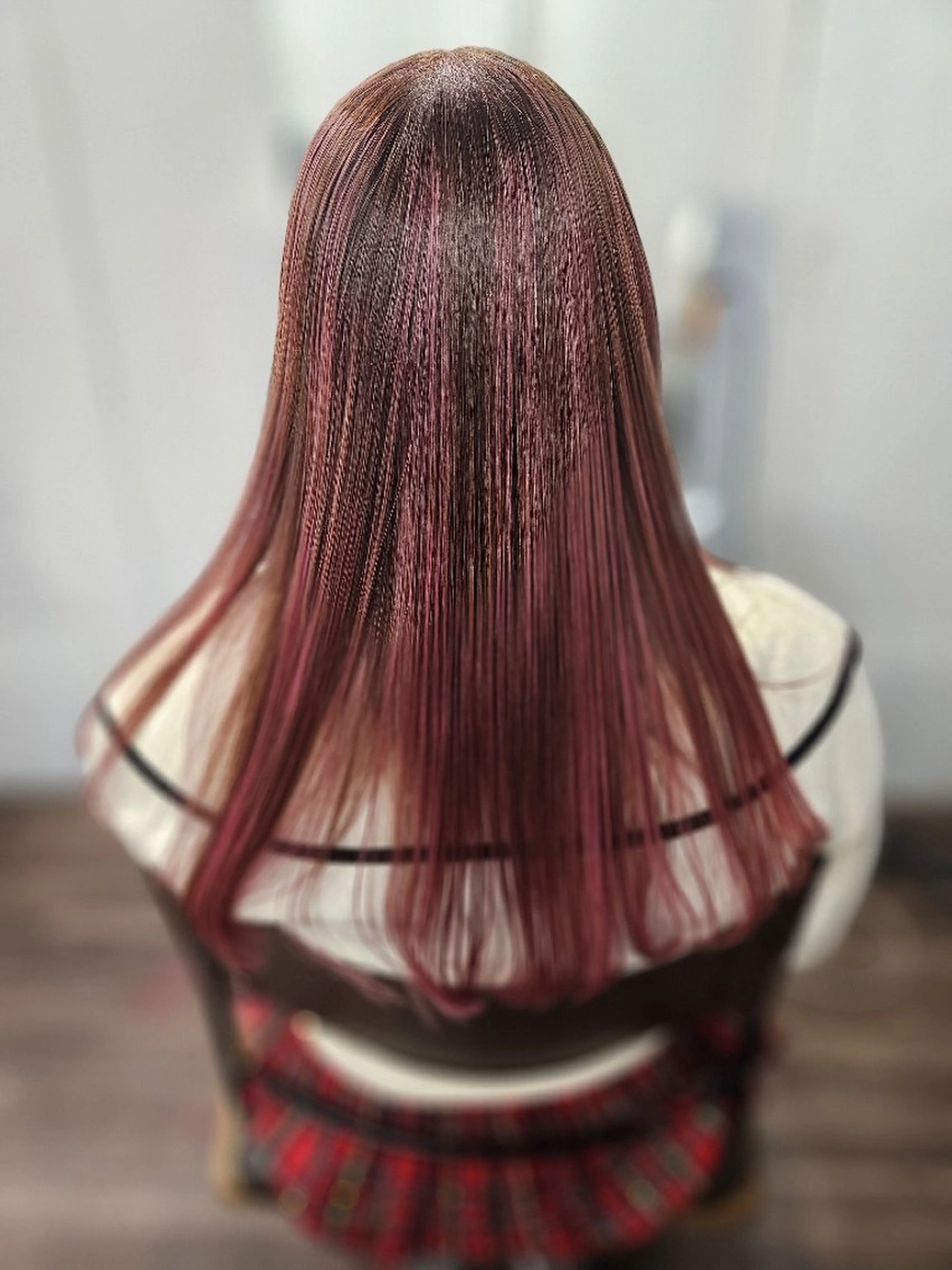 ロング カラー ハイライトカラー ピンクカラー ハイライト カット ヘアカラー トリートメント terra✂️川嶋 大輔のヘアスタイル