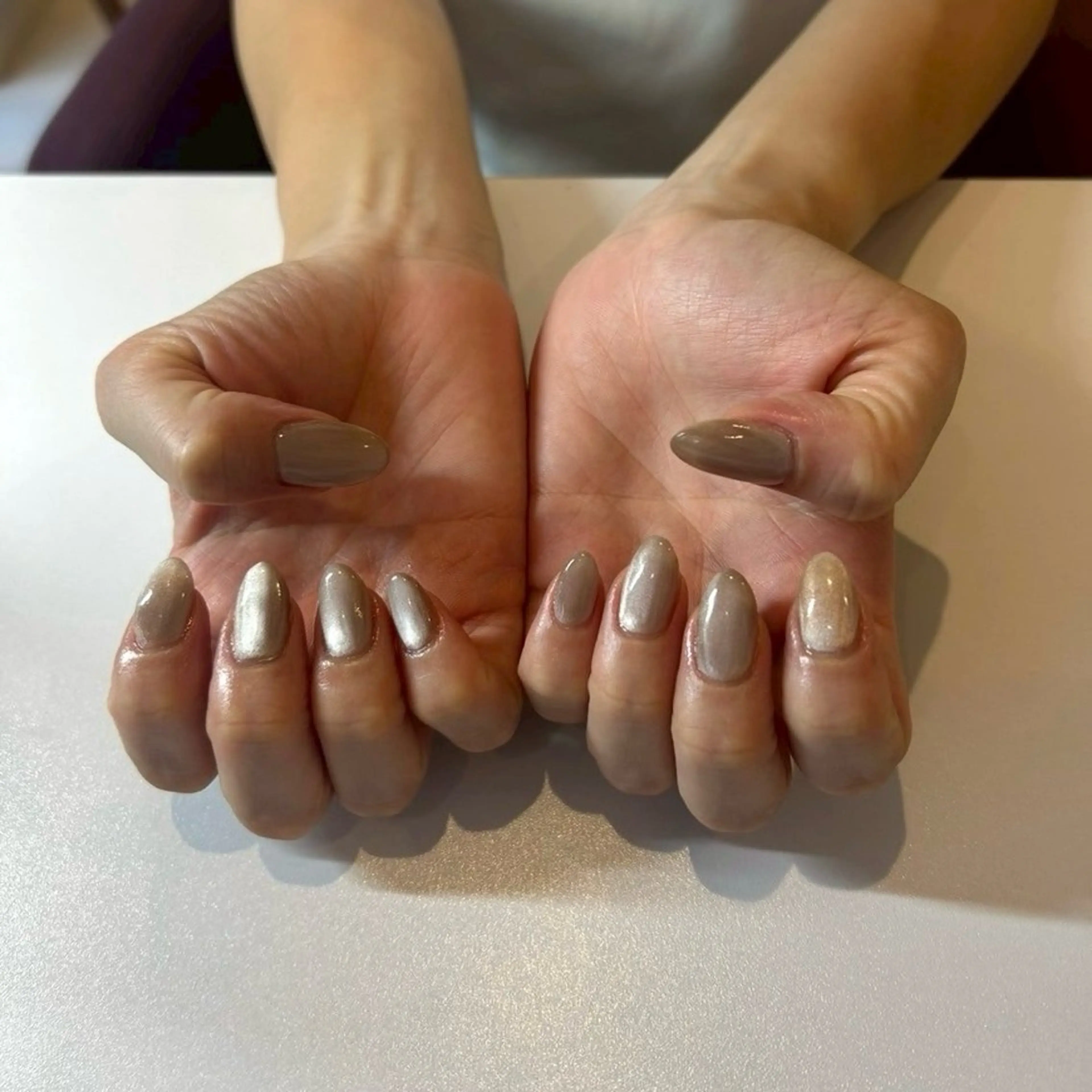 ネイル 氷ネイル・うるうるネイル マグネットネイル REJOUIR本陣 hirayamaのヘアスタイル