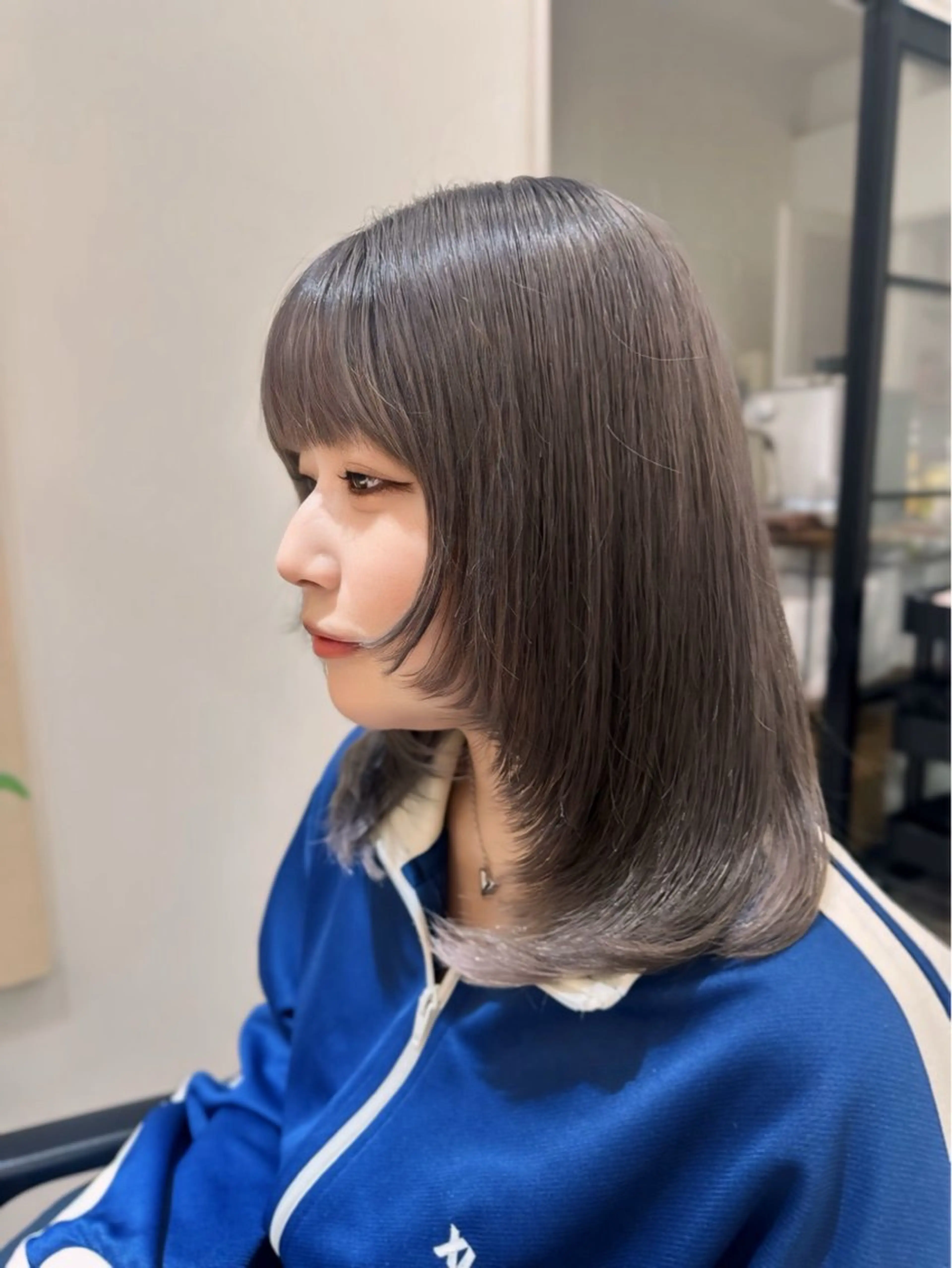 ミディアム 顔まわりレイヤー 顔周りカット レイヤーカット 🎀Yuika/カッ トモデル様募集中🎀のその他イメージ