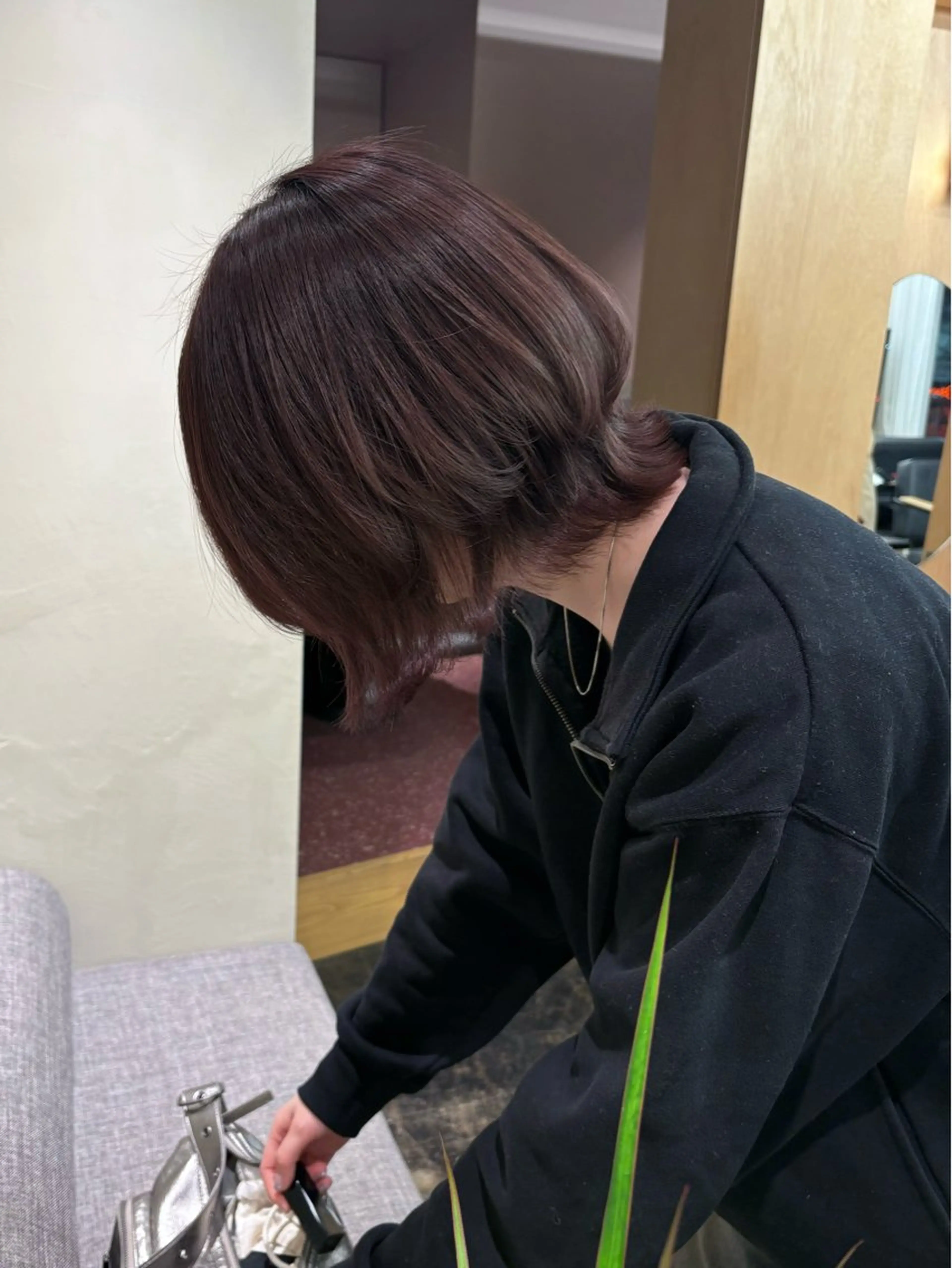 ミディアム カラー カット ヘアカラー karin🌛ボブ／ 透明感たっぷりカラーのヘアスタイル