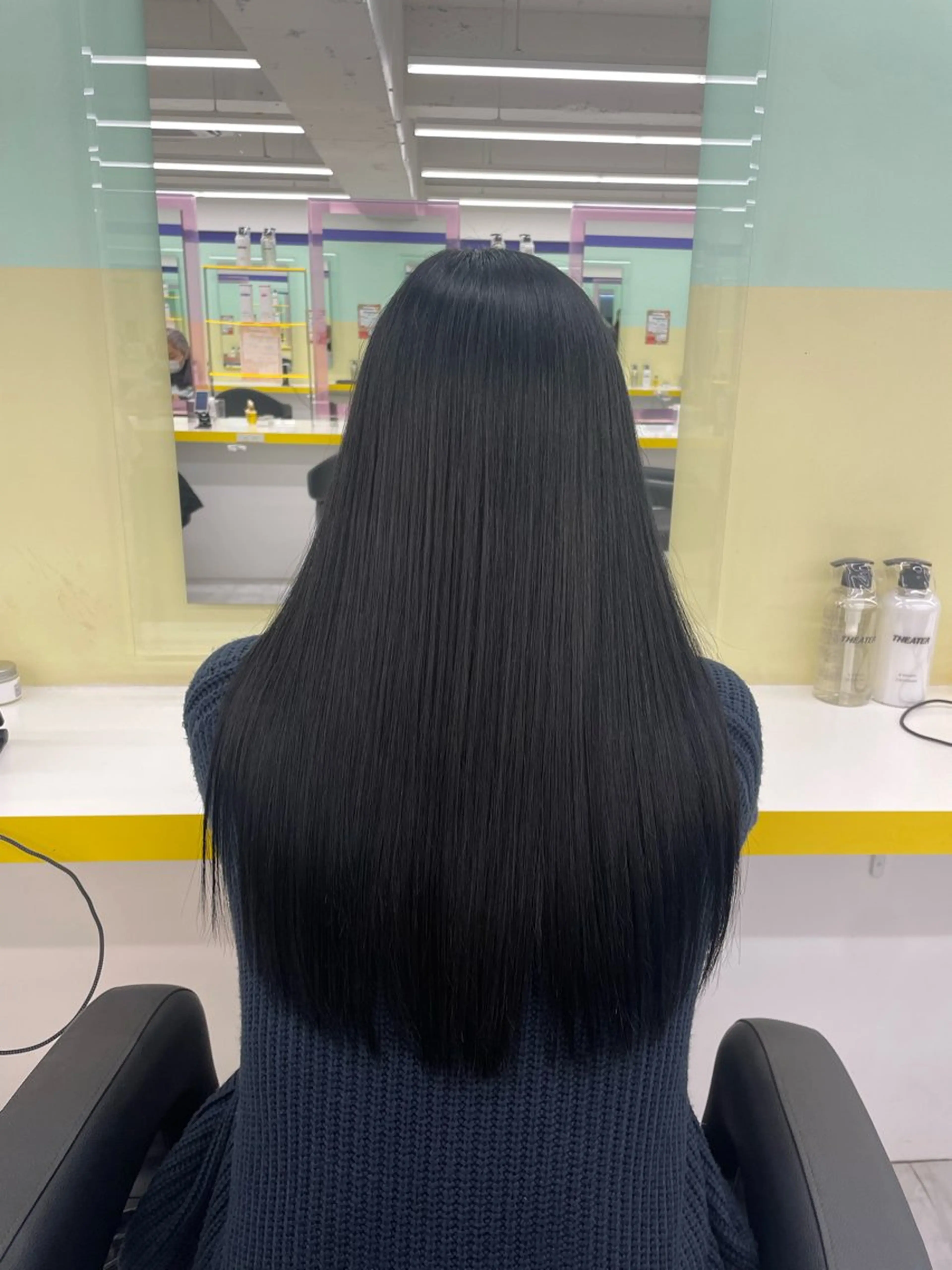 ロング カラー ヘアカラー トリートメント ヘッドスパ ヘアセット 🦋色落ち綺麗カラー メンズYUZU🦋‪のヘアスタイル
