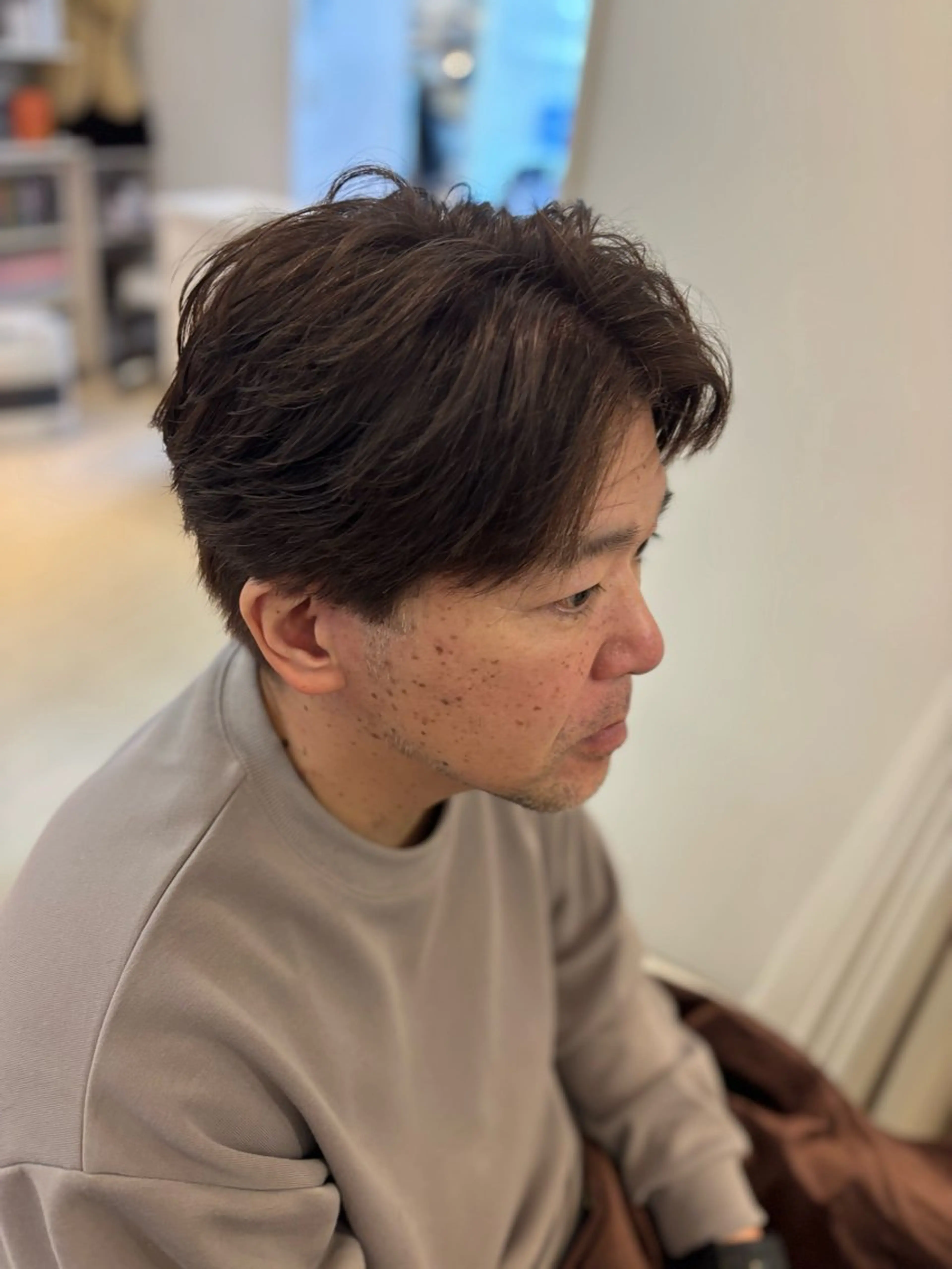 メンズ ヘアカラー lachiq R+ カイトのヘアスタイル