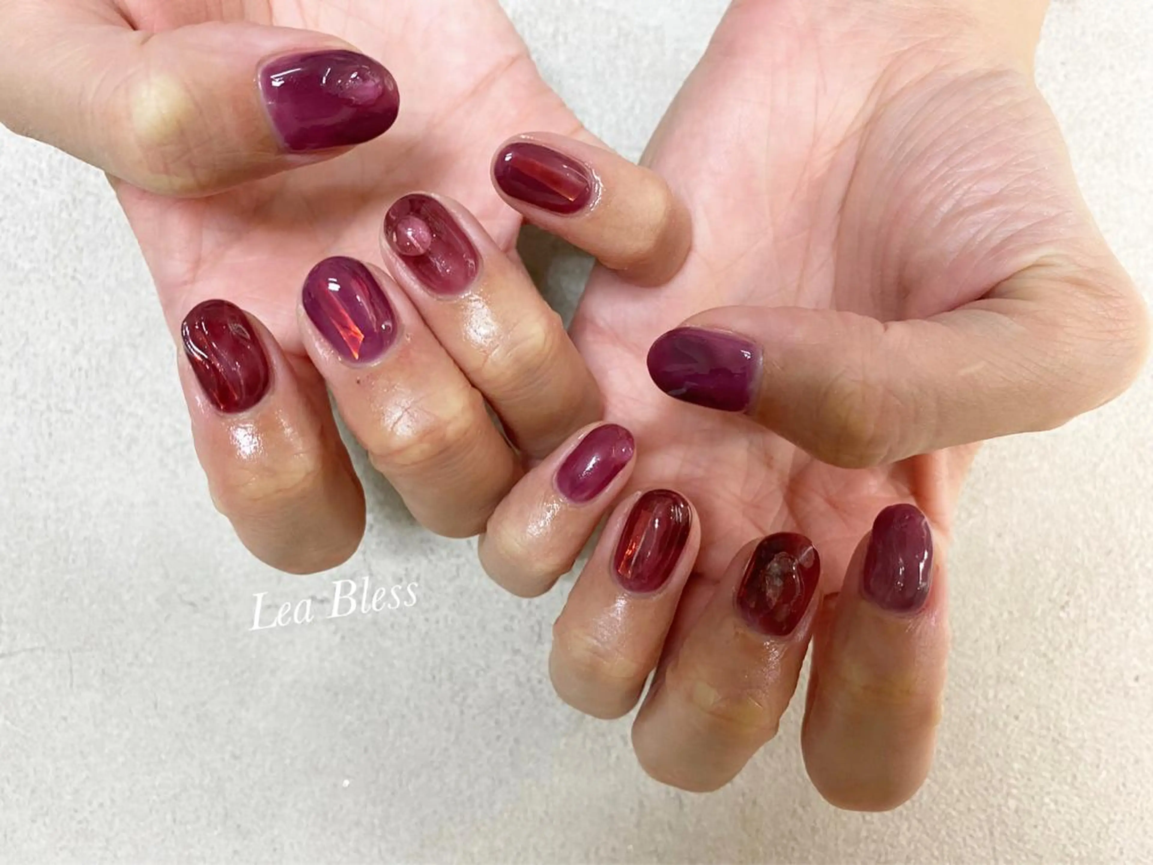 ネイル ハンドネイル Lea Bless 河原町のネイルデザイン