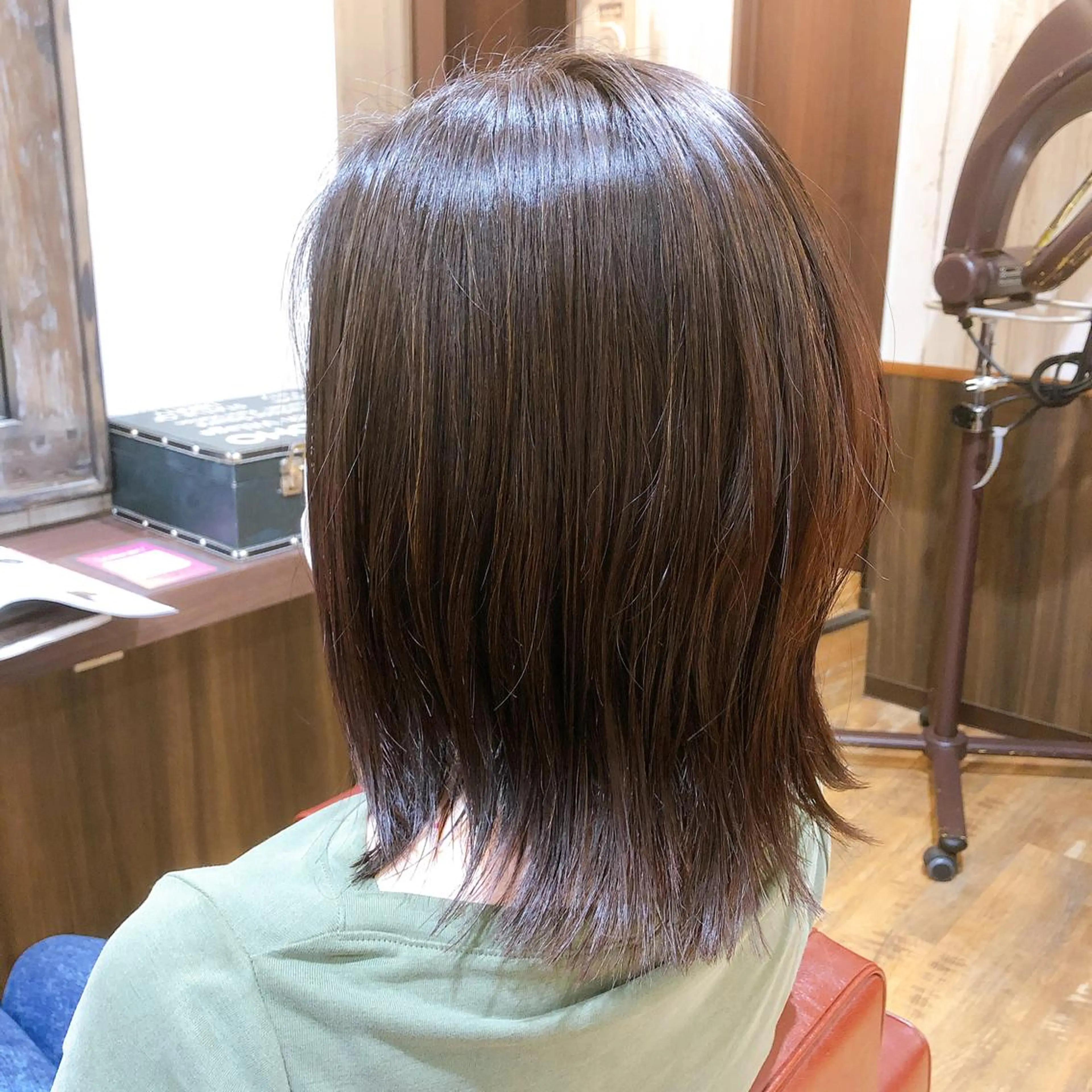 ミディアム カット ヘアカラー トリートメント ヘッドスパ Amour二子玉川/ 髪質改善サロンのヘアスタイル